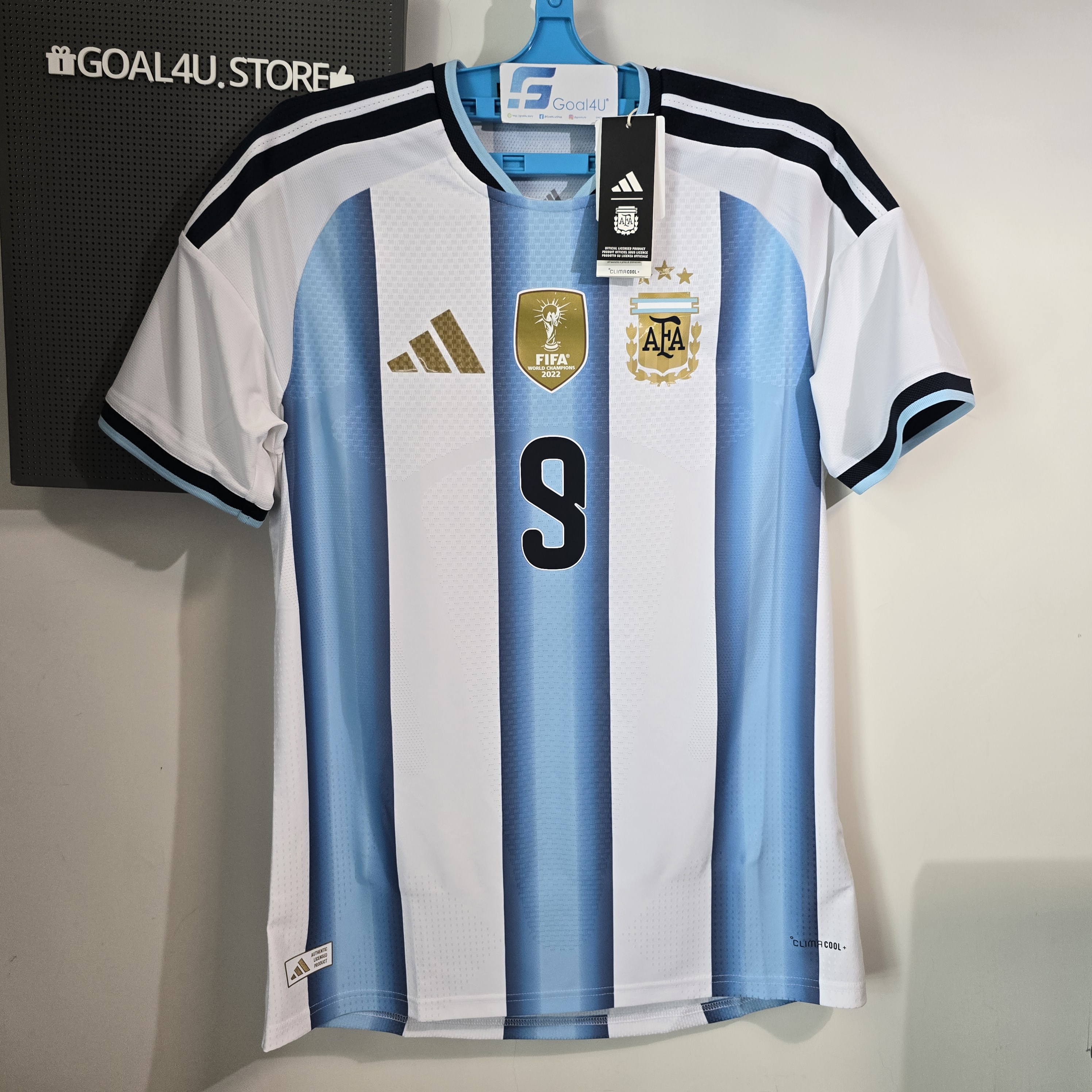 #部分碼現貨 ⭐三冠榮耀 王者再臨 Adidas Argentina 阿根廷 2025-26 主場球員版球衣 (可加字章) JM5897