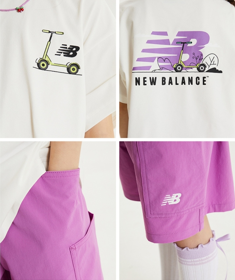 New Balance Kids｜EXCLUSIVE Riding Illustration 短袖套裝 🏁