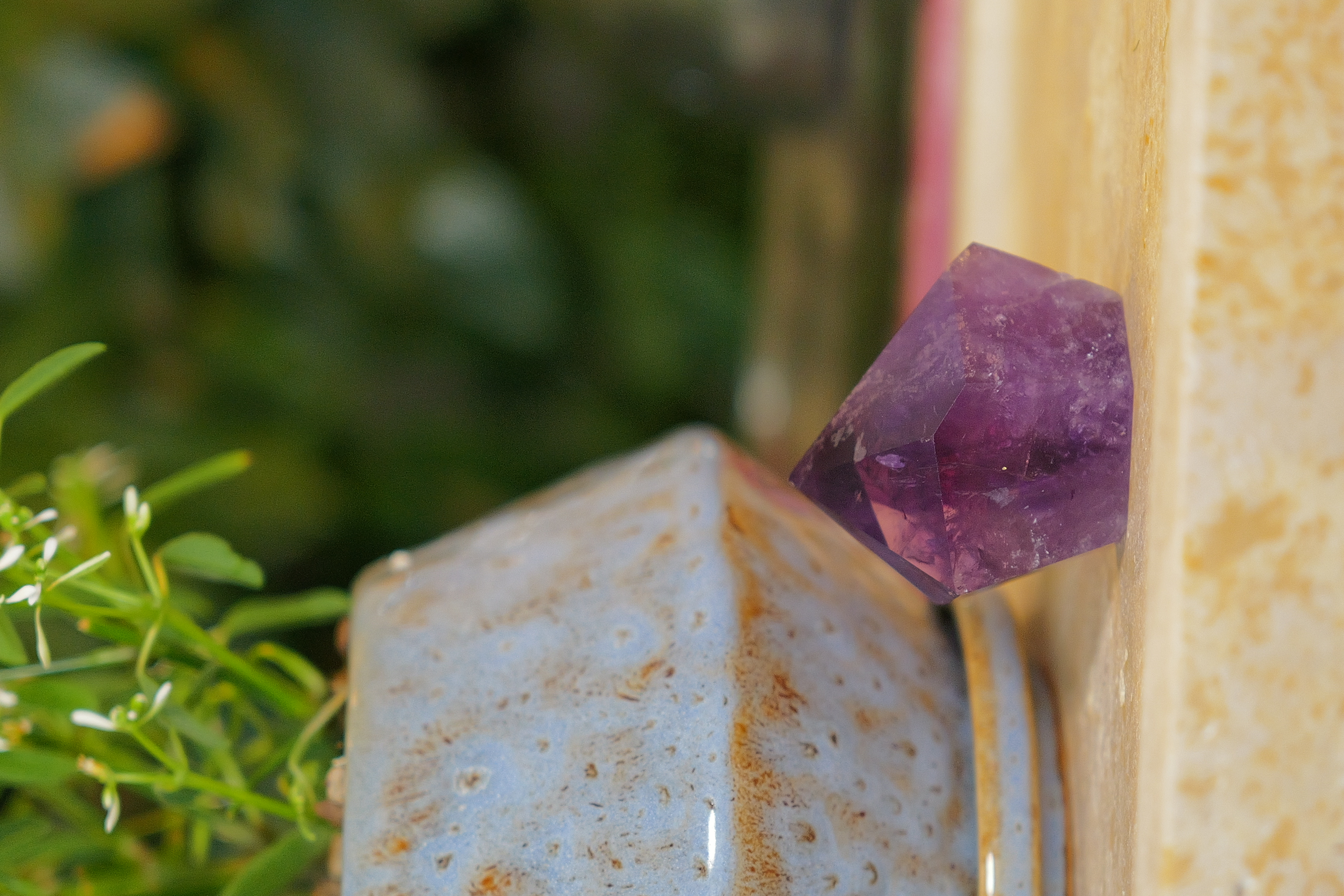 ༒4.2cm紫水晶六角小柱 ༒ AM1190H3tG6a-RA28*3NT