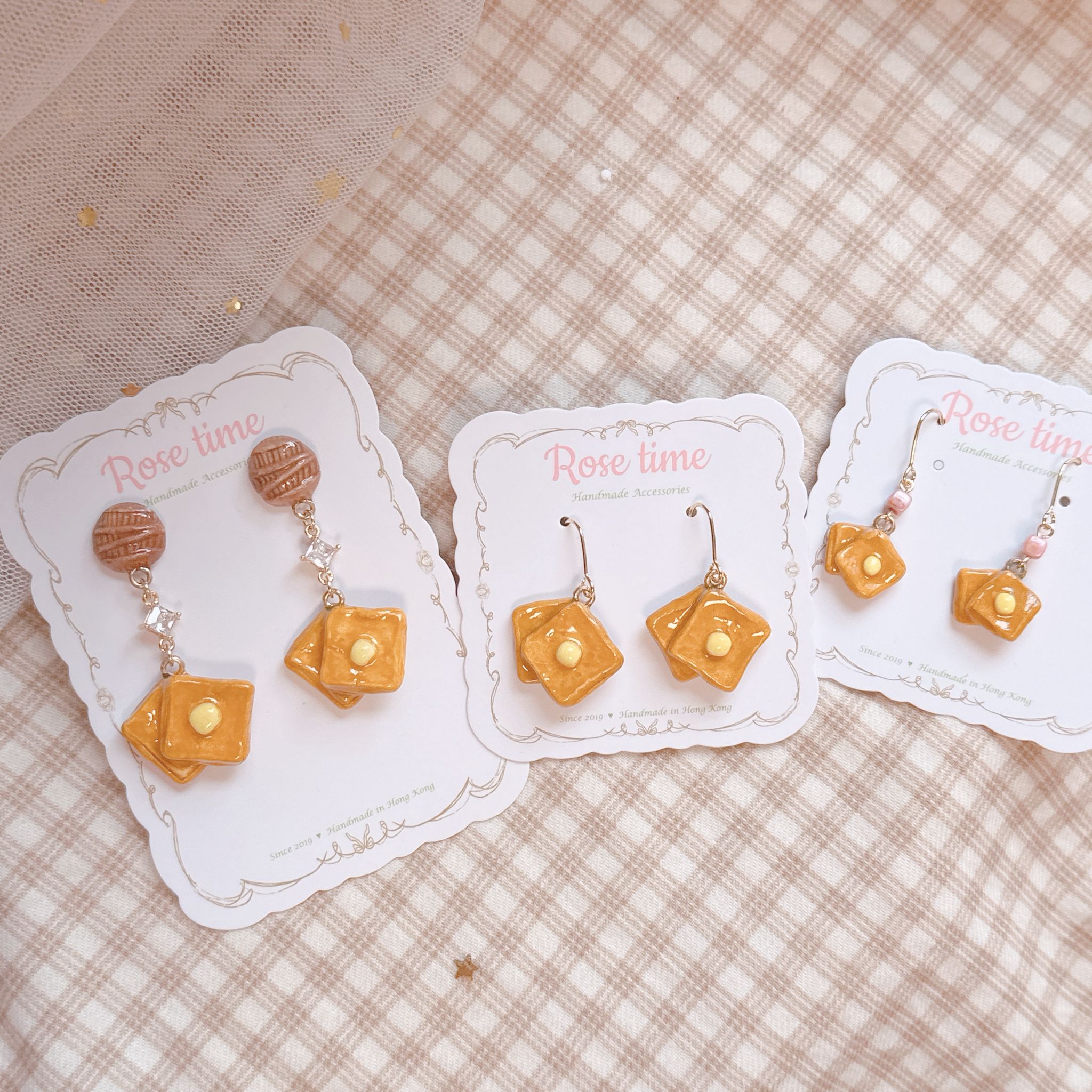 手繪茶餐廳西多士系列 迷你/小/中尺寸