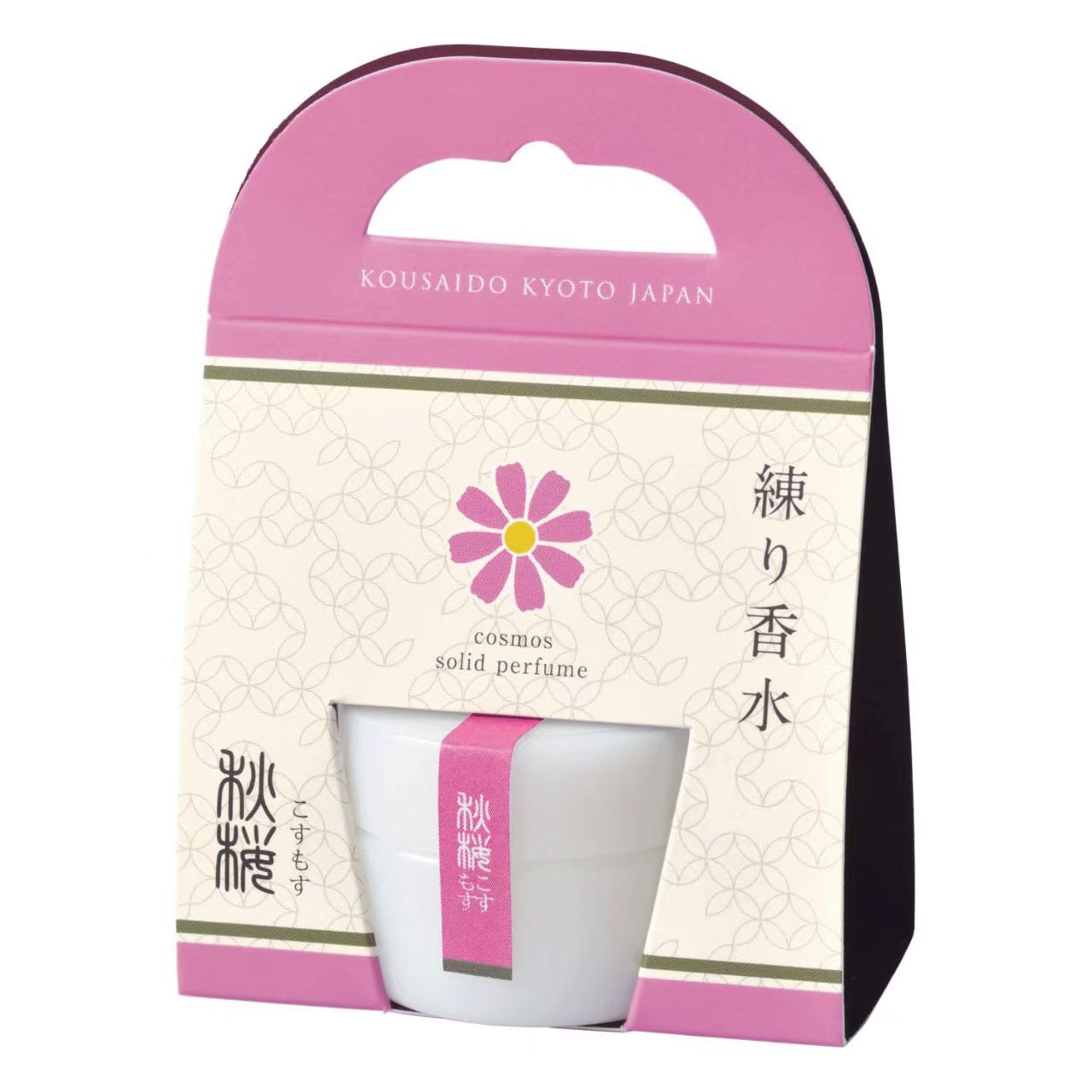 【日本製】京都香彩堂 固體香膏 8g｜天然保濕・優雅日系花香