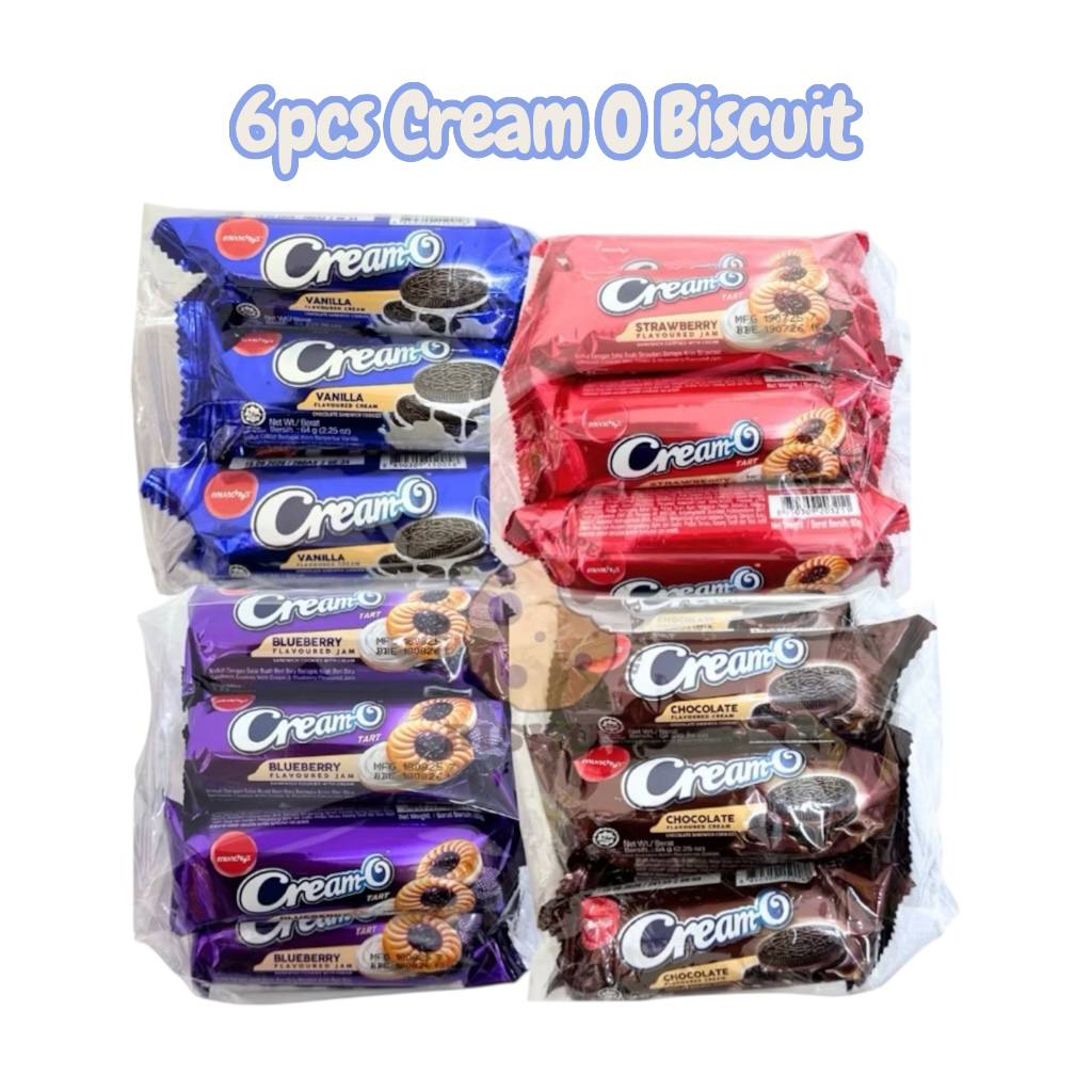 Jack&Jill Cream O Biskut [Chocolate /Vanilla /Blueberry /Strawberry] 6pcs x 65g