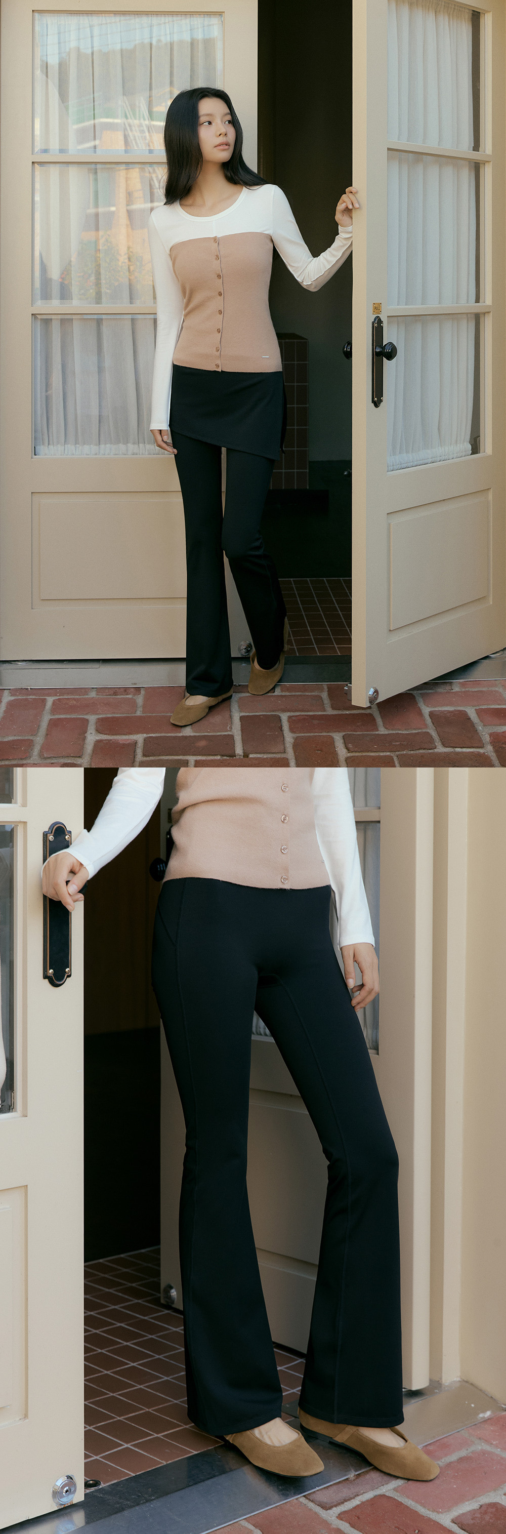 【氣質Bootcut】_FEWFPT116/ FEWFPT117 Mellowflex Bootcut Pants (Long/Short) by front2line