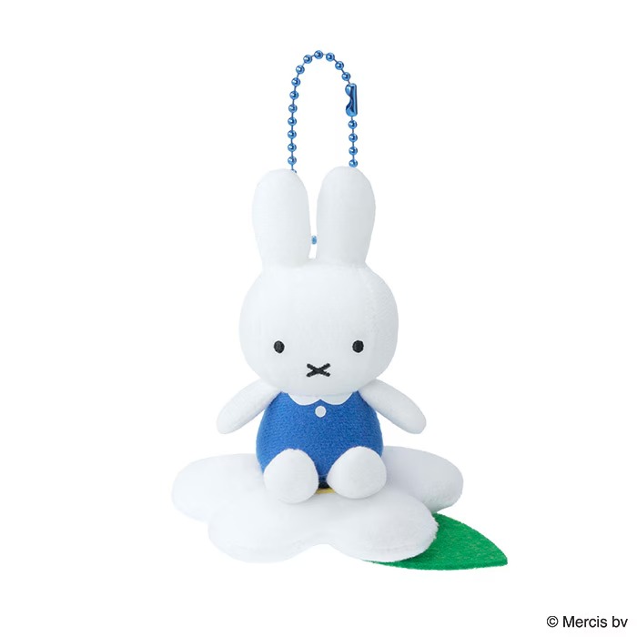 現貨｜Miffy 藍色 花朵 日版 毛公仔 吊飾 掛件 (608874)