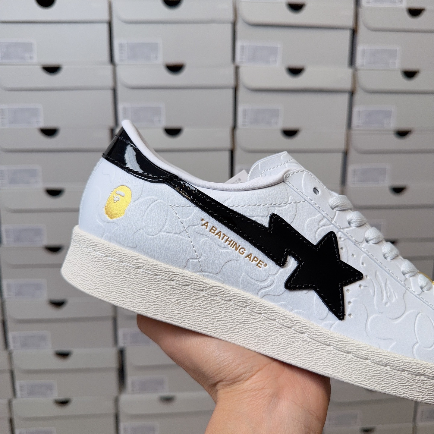 Bape x Adidas Superstar Vintage JR2701