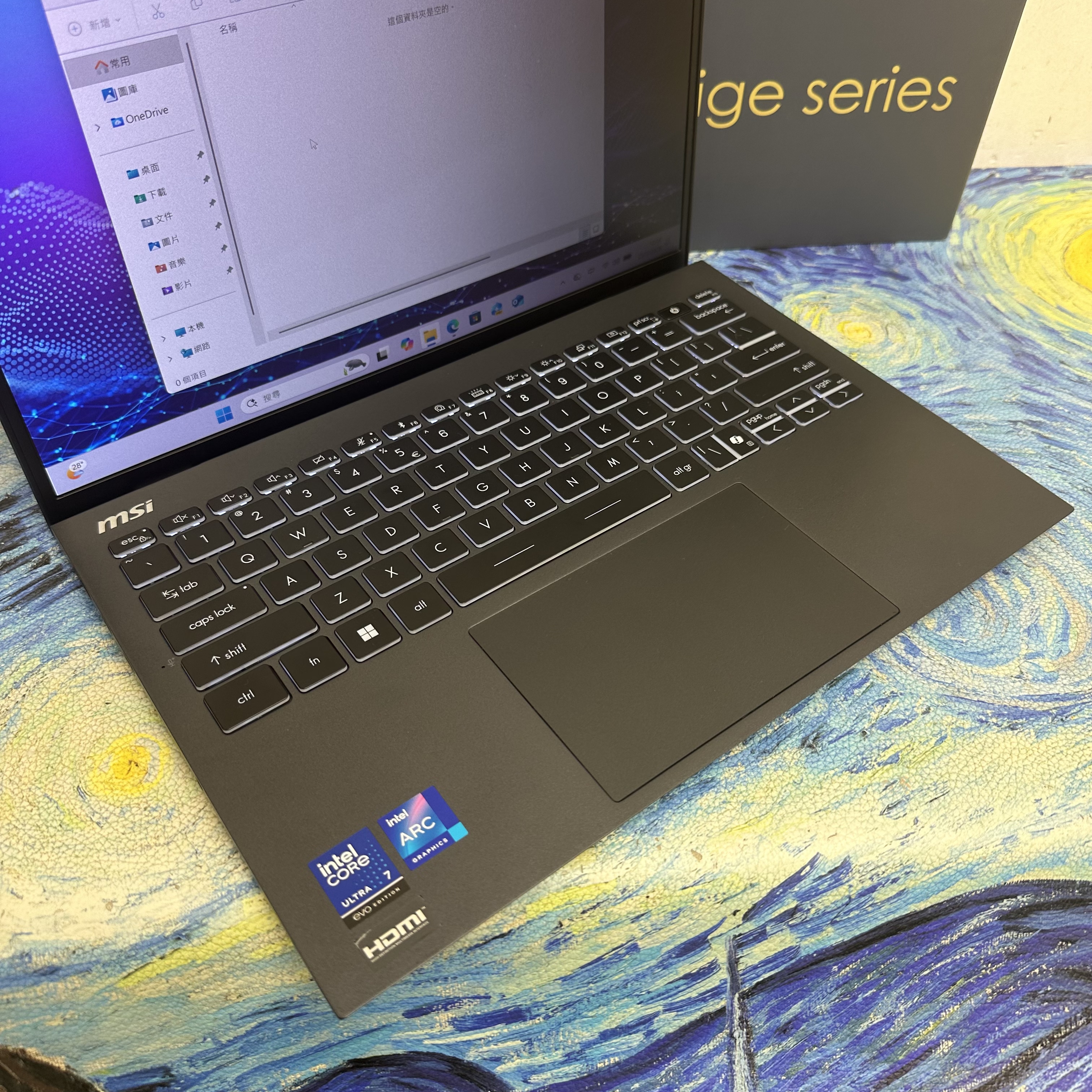 #5700 (超輕薄0.99KG MSI❤️‍🔥) MSI Prestige/intel Ultra 7 258V /32GB Ram/2TB SSD/鋁合金機身/企業級的安全保護/13.3寸DisplayHDR 500 OLED/Wifi 7 /Copilot+PC / Windows 11 / Gaming Laptop / Notebook / Ultrabook / Office / Work / thin