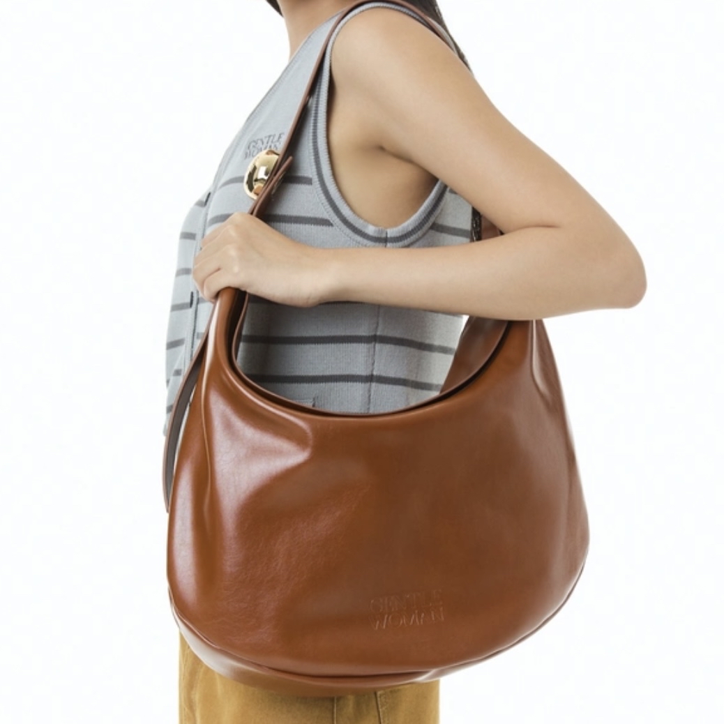 預購 | 🇹🇭GENTLEWOMAN ⭐FORTUNE CURVE JUMBO BAG(BROWN) BG1095-2