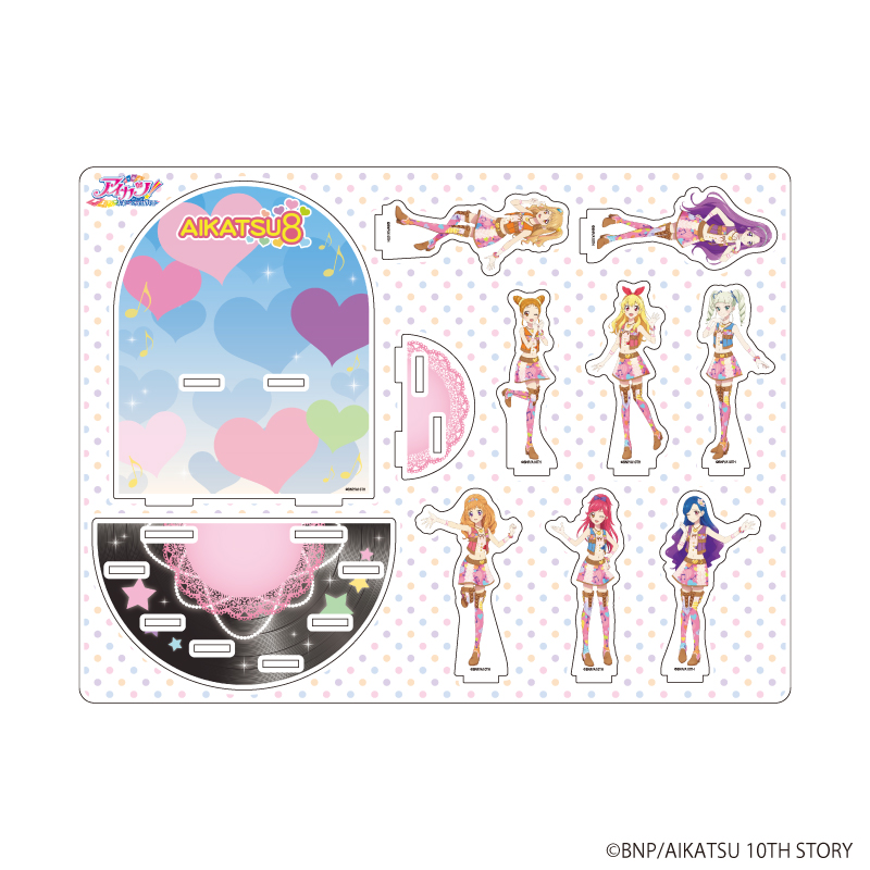 情境立牌 星夢學園 Aikatsu! 03 集合設計 #P-AKG0370 [A3] (PRE-ORDER) [2026/10]