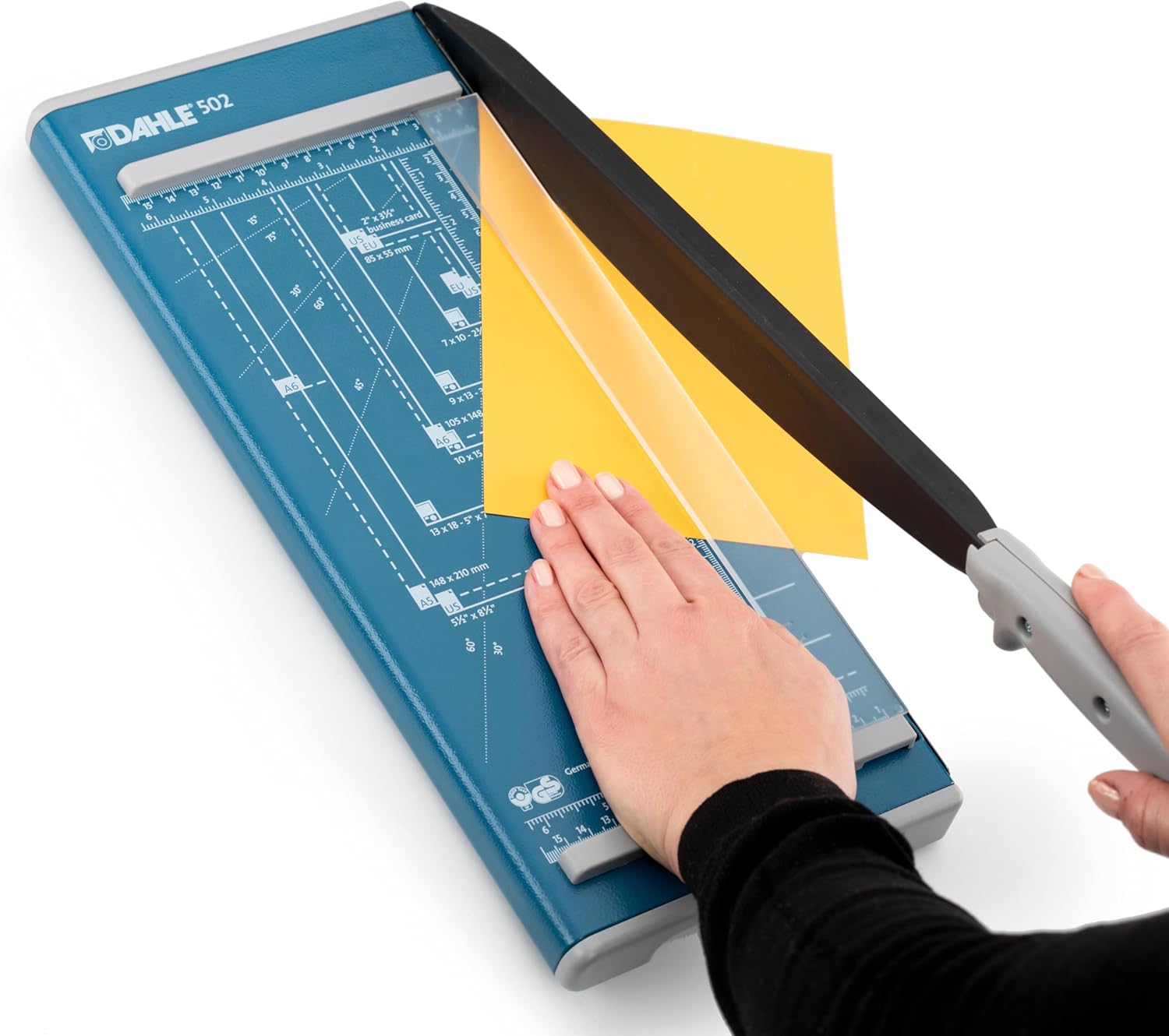 Dahle 502 : Entry Level Paper Guillotine , able to cut 320mm in length and 0.8mm in thickness