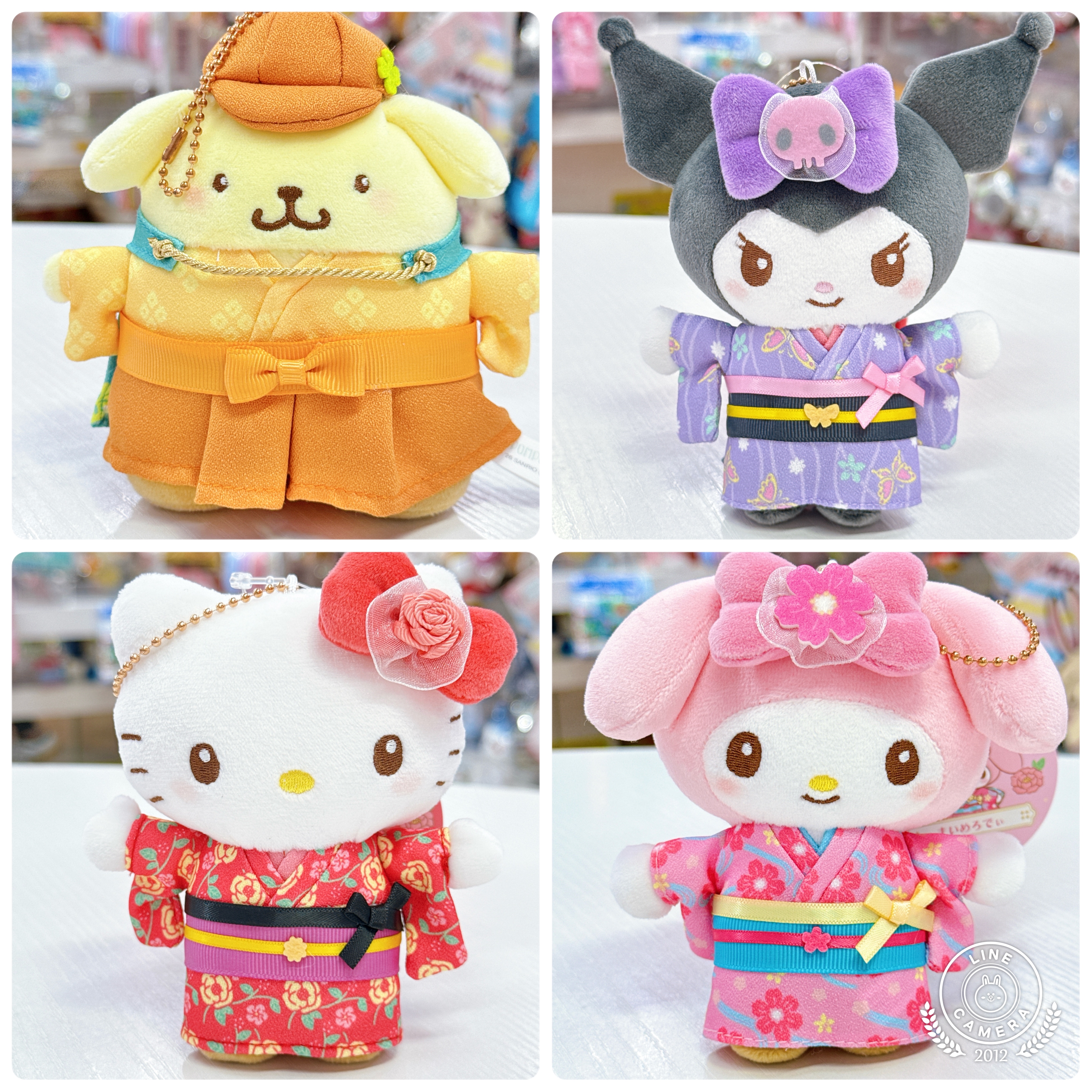 日本限定版Sanrio和服造型公仔掛飾