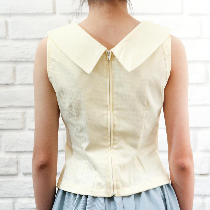 SOLD OUT - Chelsea Afternoon Houndstooth Vest Top -Size S(FM106)