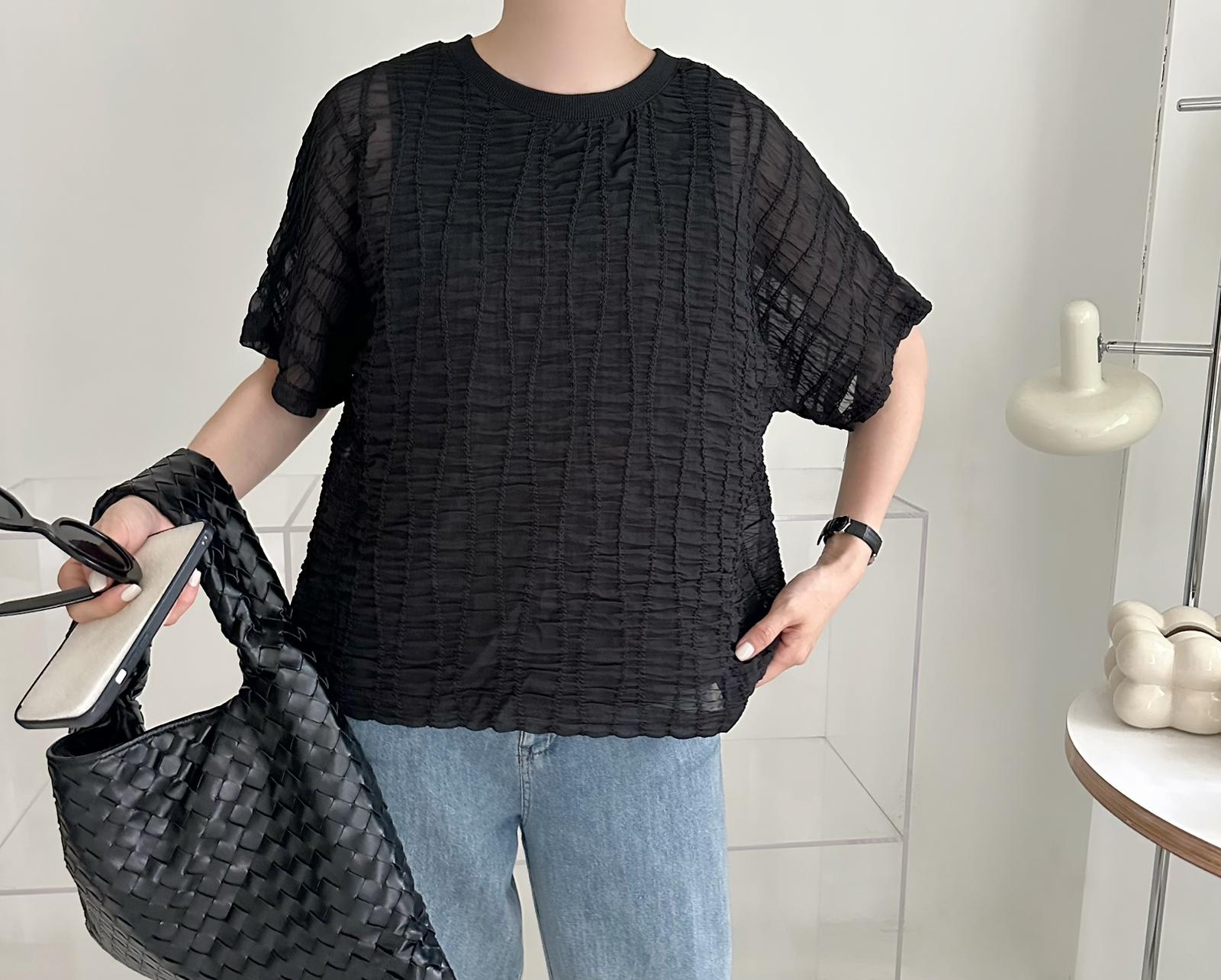 暗紋波浪top