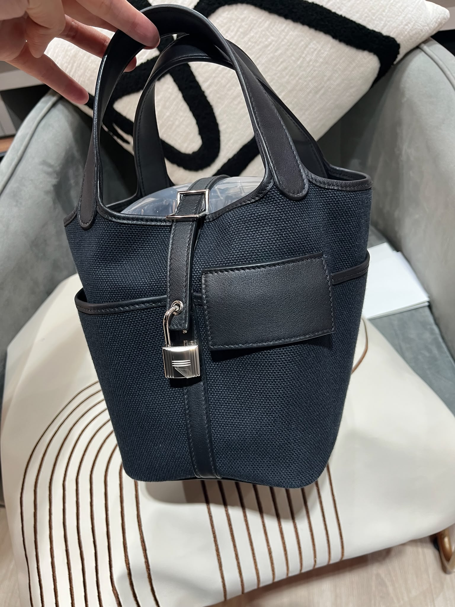 HERMES PICOTIN 18 LOCK POCKET cargo,stamp Z 100%Authentic, 98%New ✅收據✅key lock✅ dust bag✅box 