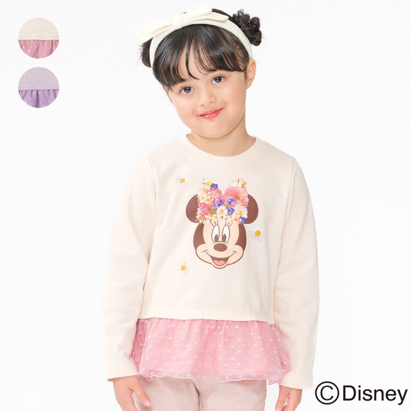 🆕【⭐訂購⭐】 🇯🇵日本直送🌀#Minnie 波點薄紗下擺 衛衣［2款選］🌀[ELBA-0053][260306]