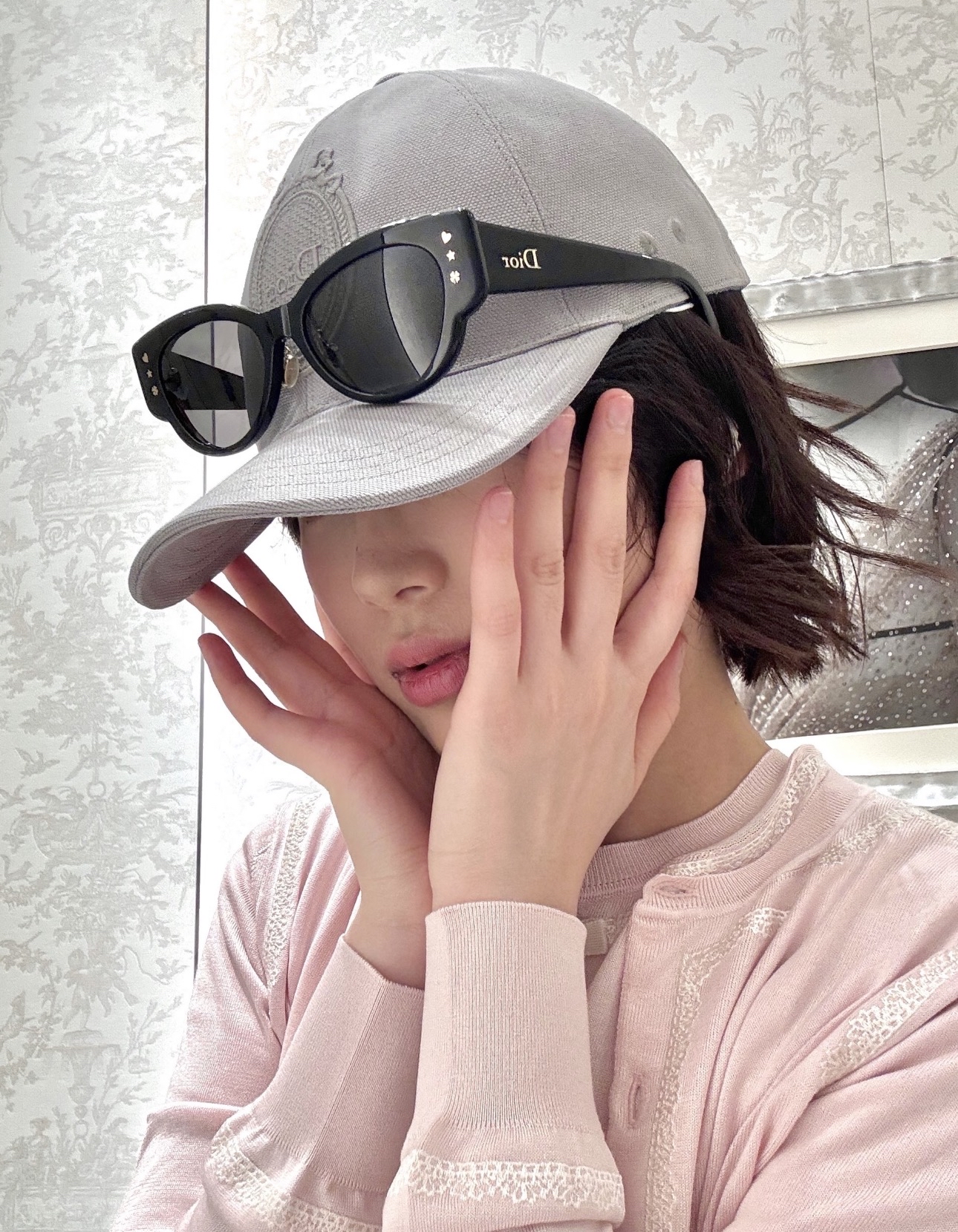 夏天必備 🔆 Dior新款 灰色 D-Player Cap Size 57/58