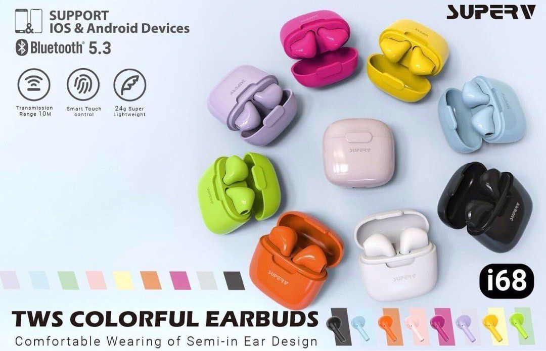 Super V i68 藍牙耳機