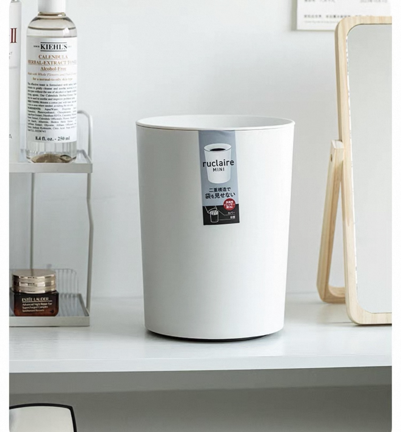 日本ASVEL桌面雙層垃圾桶