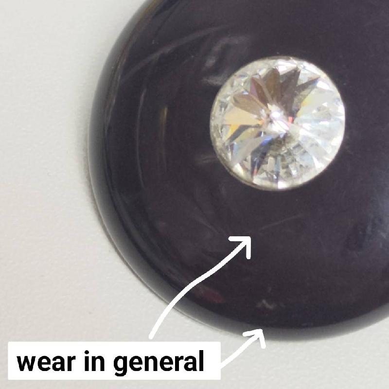 c.a. 1960-1980s West German Large Statement Plastic Clip Earrings (CD105)