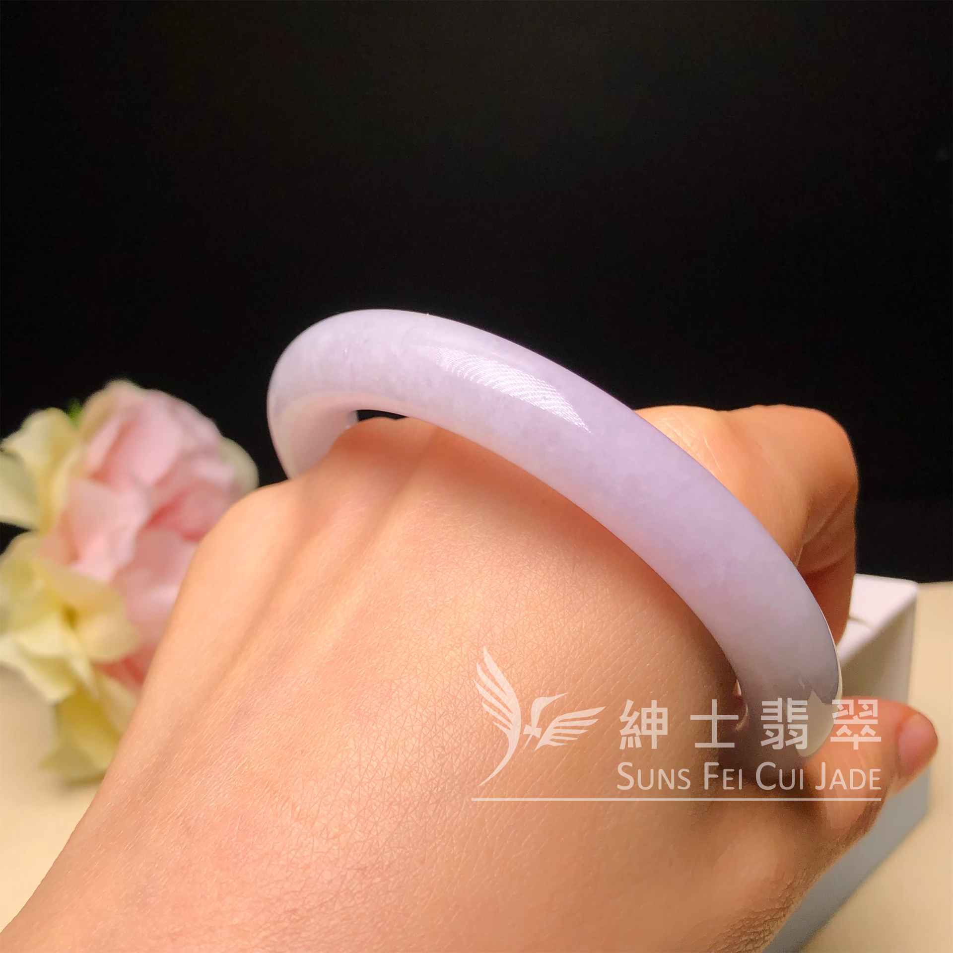 #YM00249 🎁紫羅蘭圓鐲56.5mm