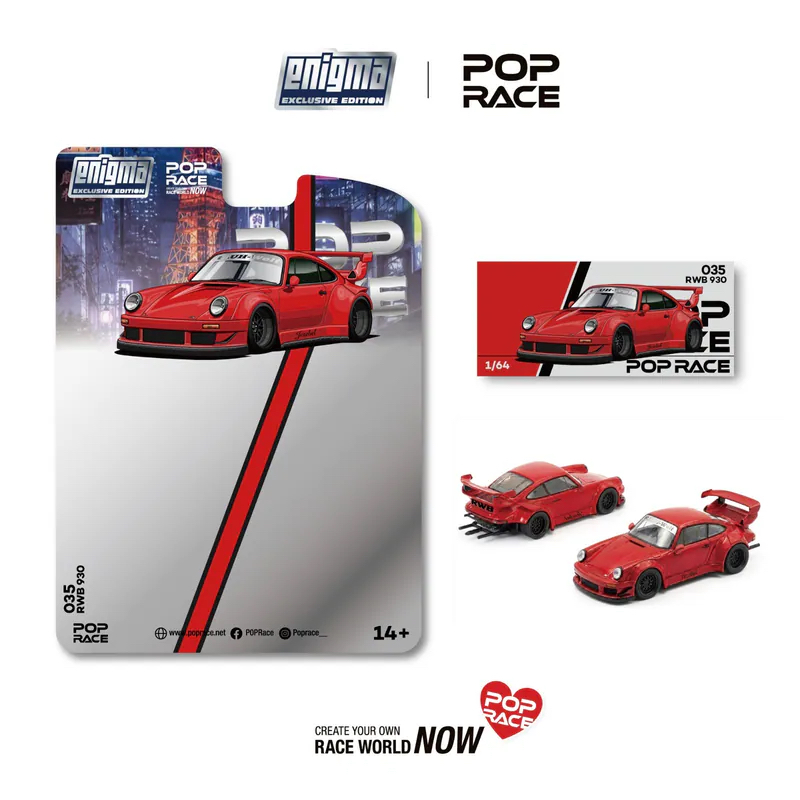 (預訂 Pre Order) POPRACE （ PRE035 ) RWB 930 RED