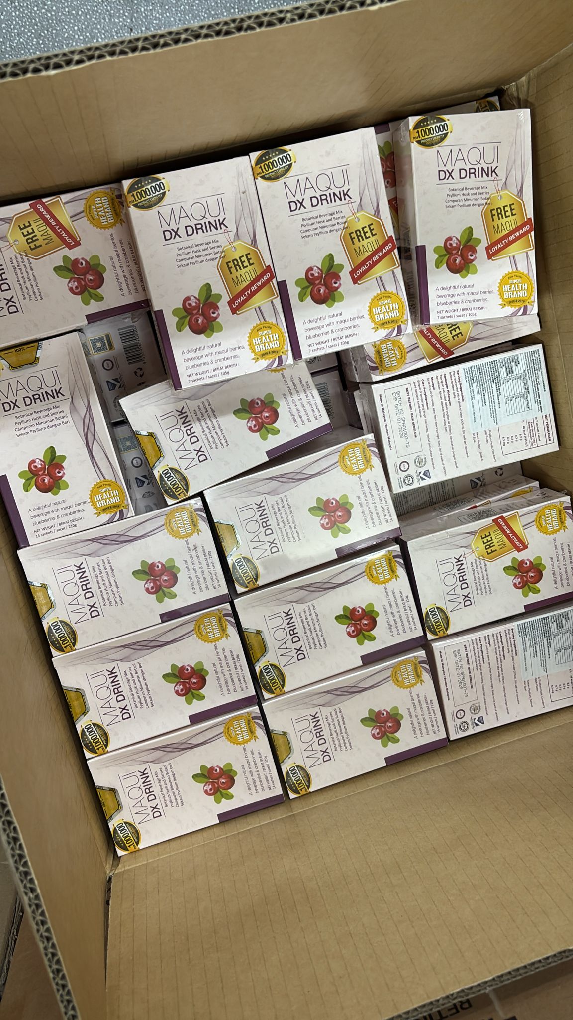 🉐馬來西亞Maqui Detox Drink排毒瘦身飲品🉐3盒（一個療程）買三盒送一小盒