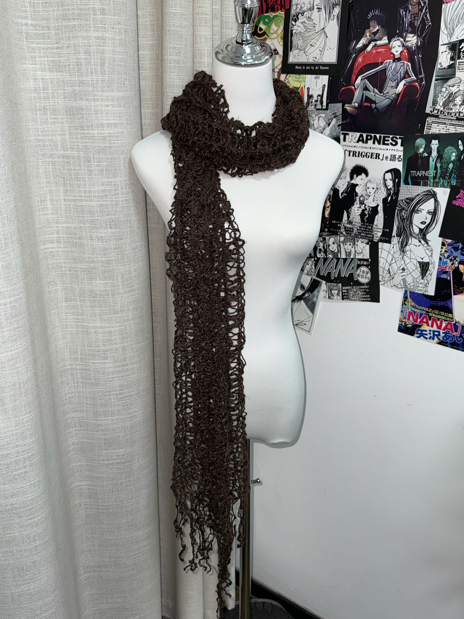 Fishnet Grunge Scarf