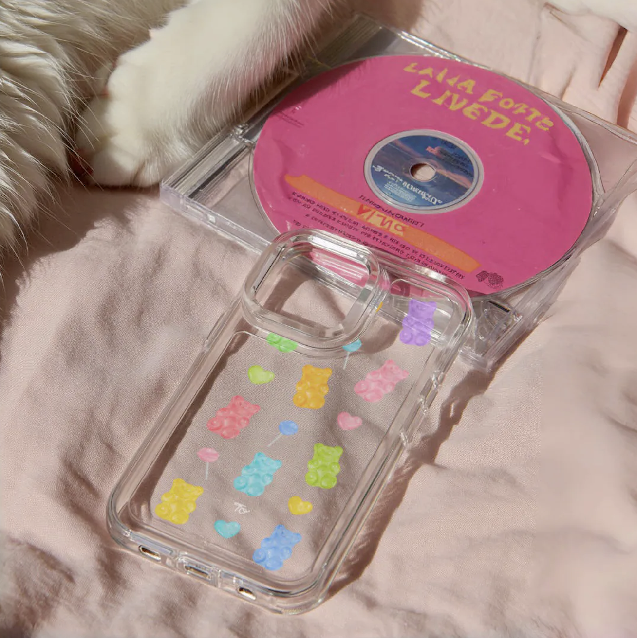 【Bling Bling Gummy Bears】透明MagSafe iPhone Case