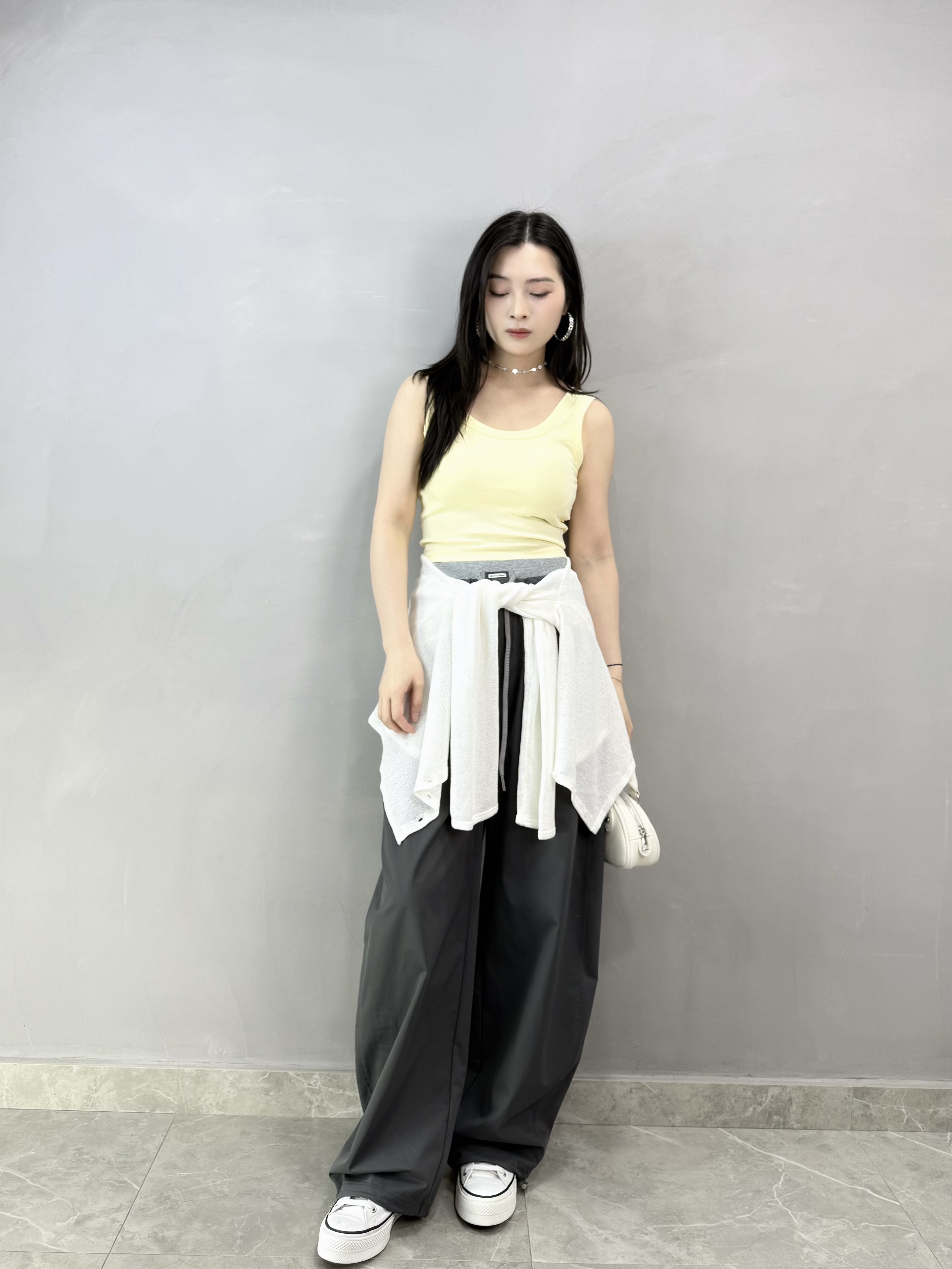 I66 棉質背心中長Bra Top