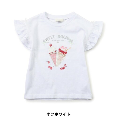 🆕【⭐訂購⭐】🇯🇵  日本直送🌀甜美 雪糕芭菲 立體設計 蝴蝶袖 短袖Tee［4款選］🌀[ELCA-0292][260430]