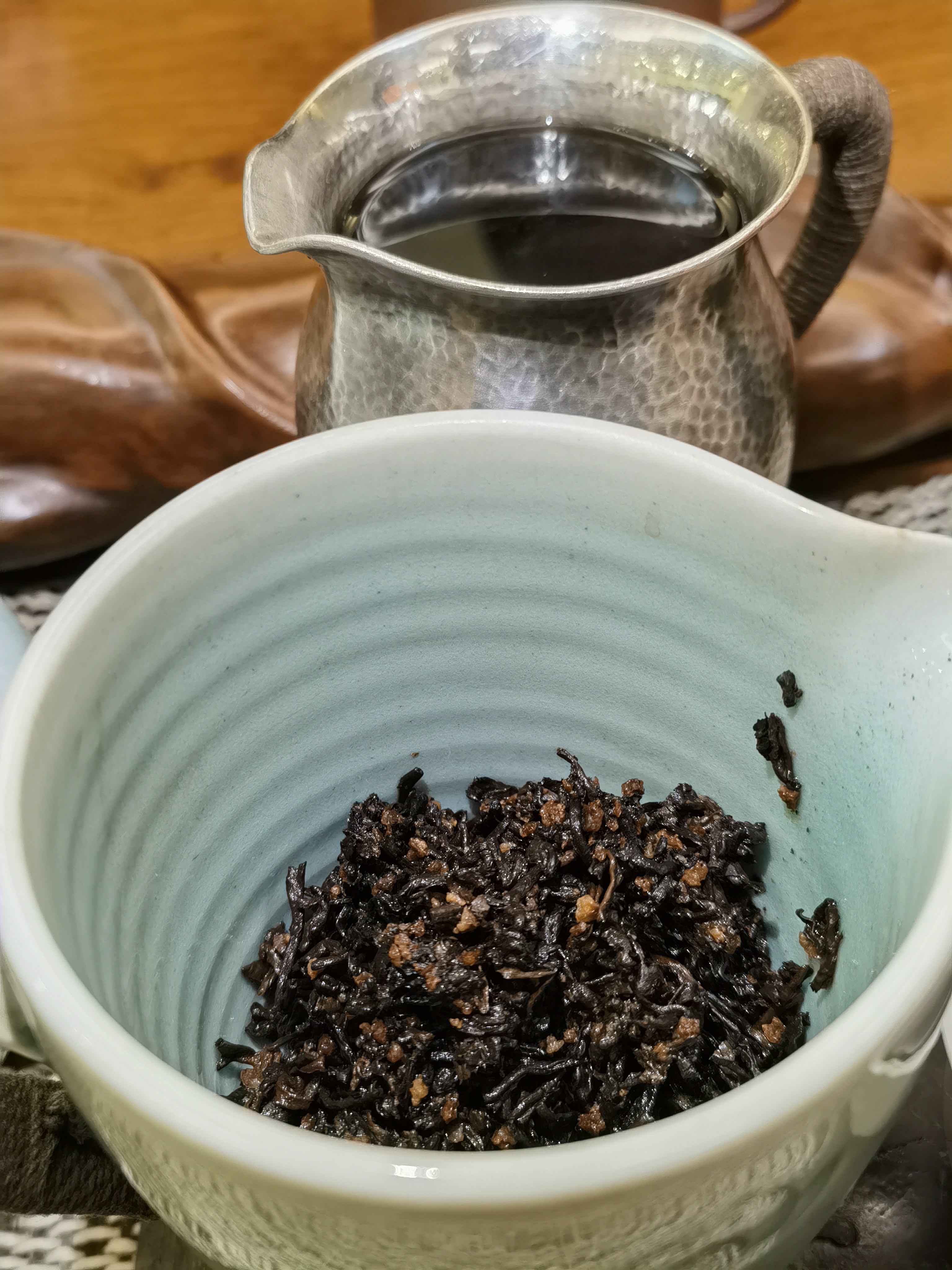 2012年-新會大紅陳皮- 普洱陳皮茶100g - 朱古力磚(粒狀陳皮)