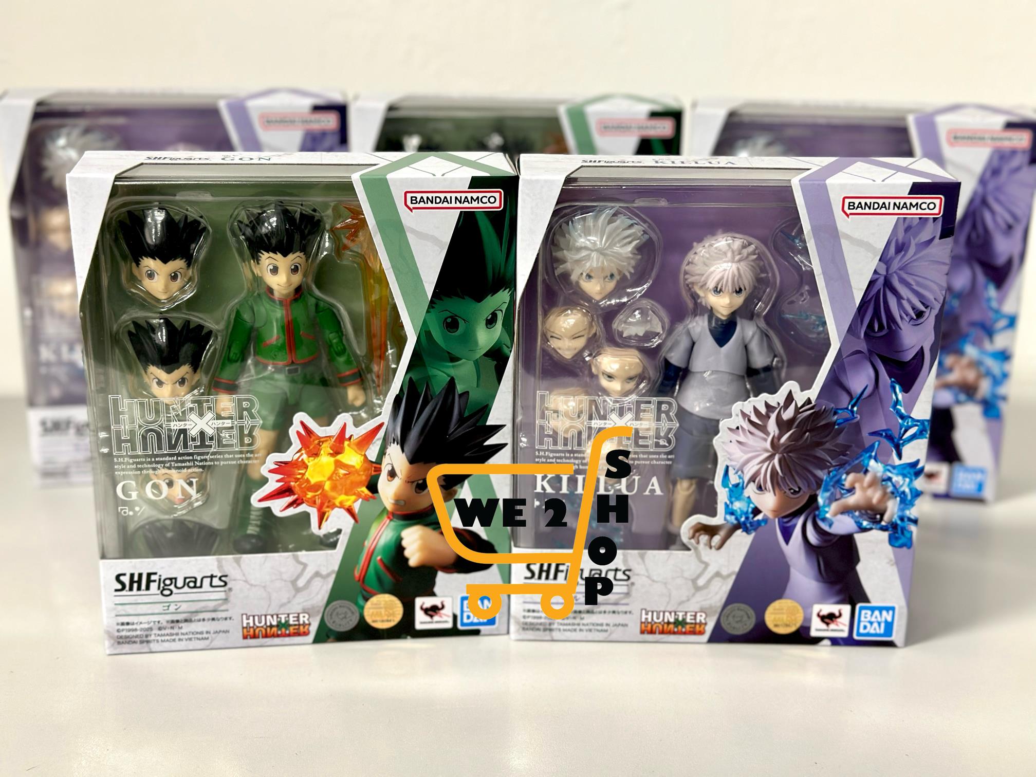 現貨發售⭐ BANDAI SHF 全職獵人 小岡 + 基路亞 (BAN-67371) (BAN-67372) HUNTER X HUNTER GON + KILLUA s.h.figure