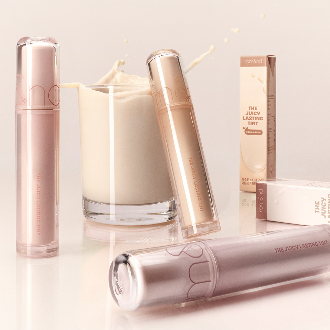 (31/5開賣🎀限時送Mini Tint)NEW | rom&nd 豆乳系列 Soy Milk Collection The Juicy Lasting Tint（預購商品）