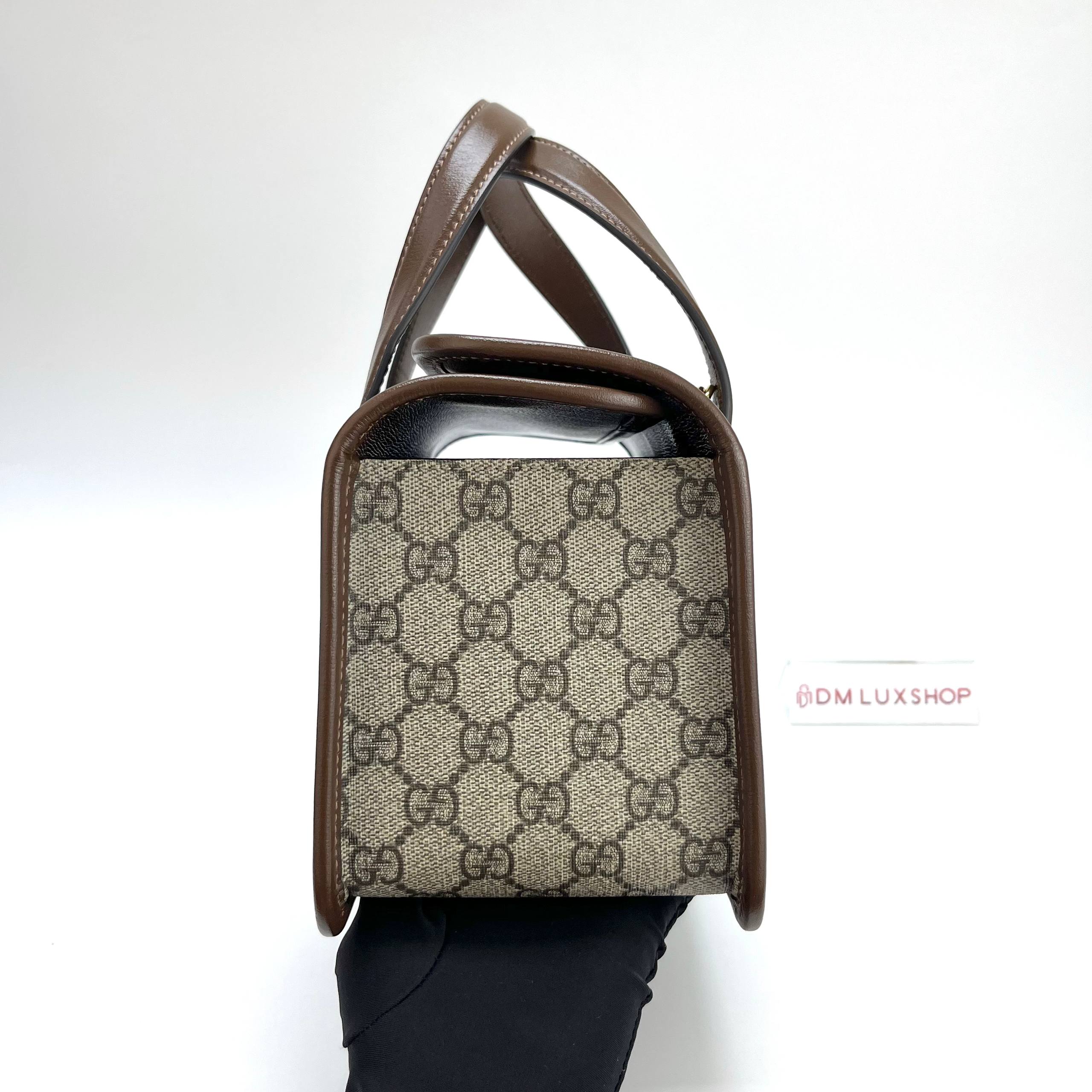 Gucci Horsebit 1955 Mini Box Tote Bag GHW