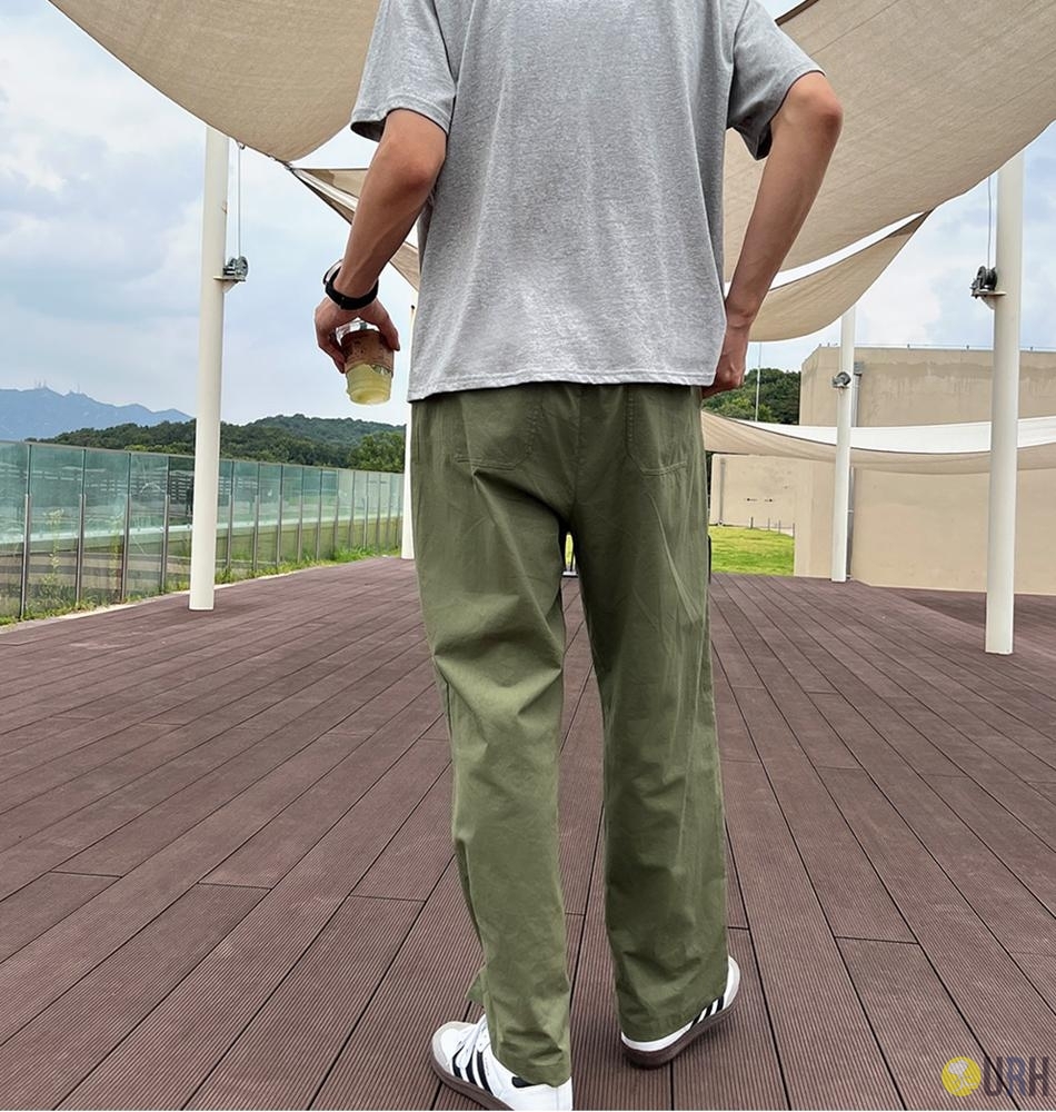【100%保證韓國直送】Natural Linen Blend 輕盈透氣全橡筋 Wide Pants 👖 [4 color] RG165931