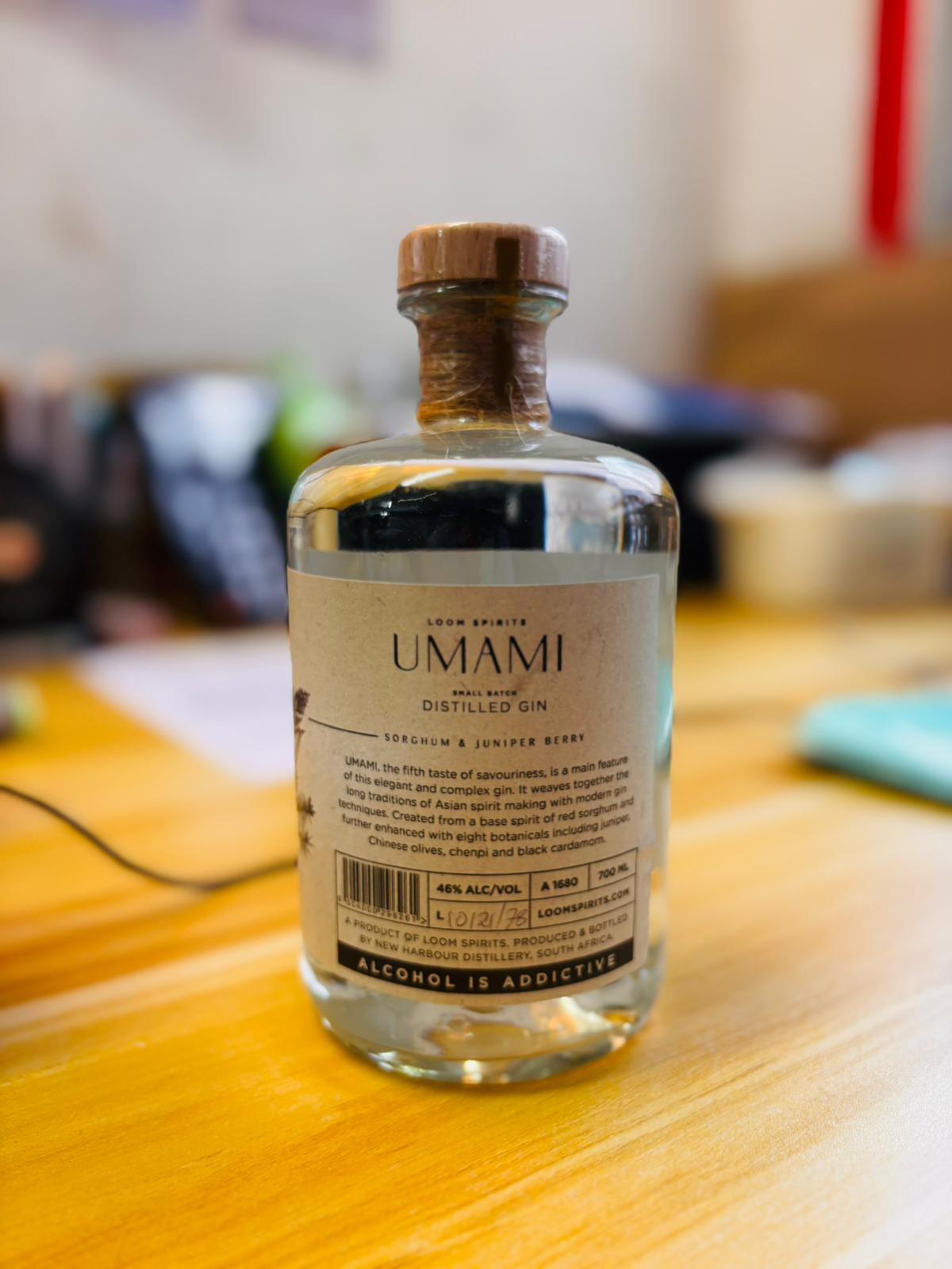 Loom Spirits Umami Distilled Gin 46% 700ml