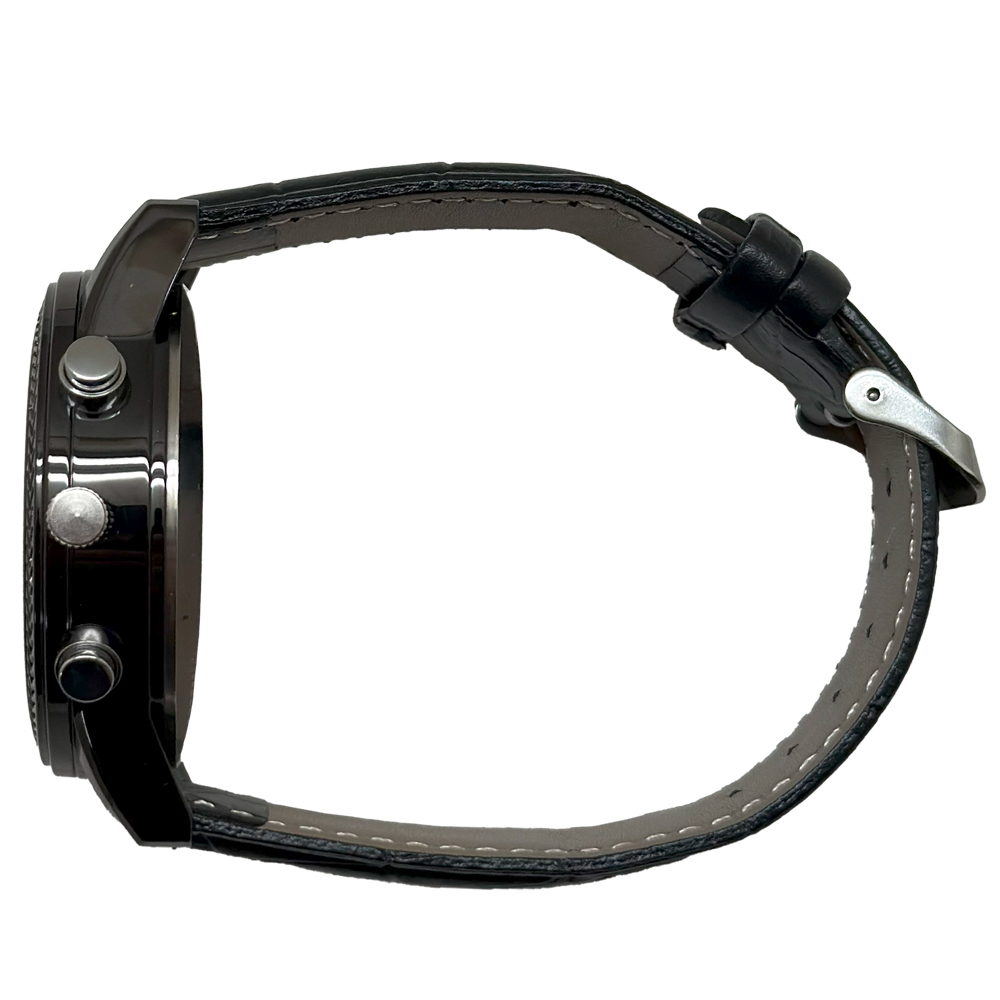 1080P 黑色金屬皮帶手錶造型微型針孔攝影機/影音記錄器 B9 (64G)