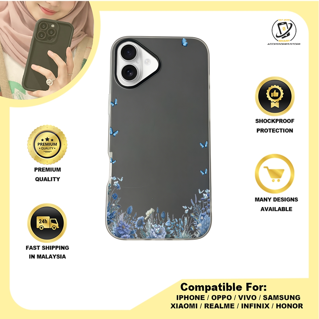 JELLY CASE PHONE FOR IPHONE - DESIGN BUTTERFLY C
