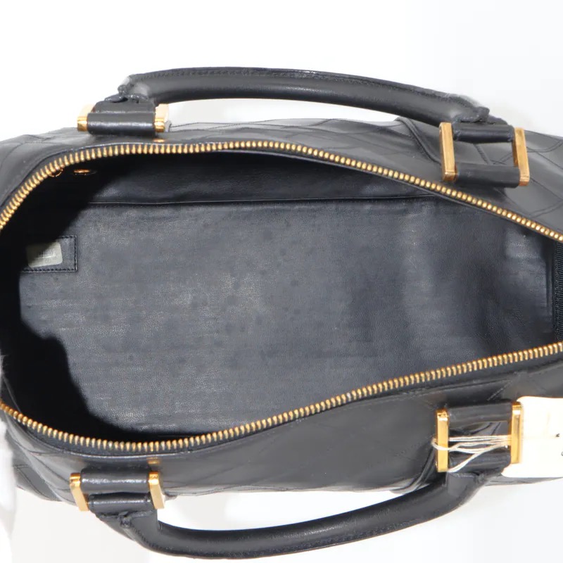 Chanel Bicolor Lambskin Boston Travel Bag