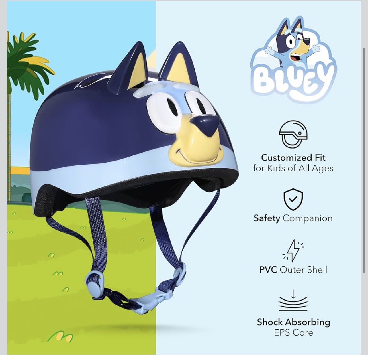 【美國直送】Bluey 兒童頭盔