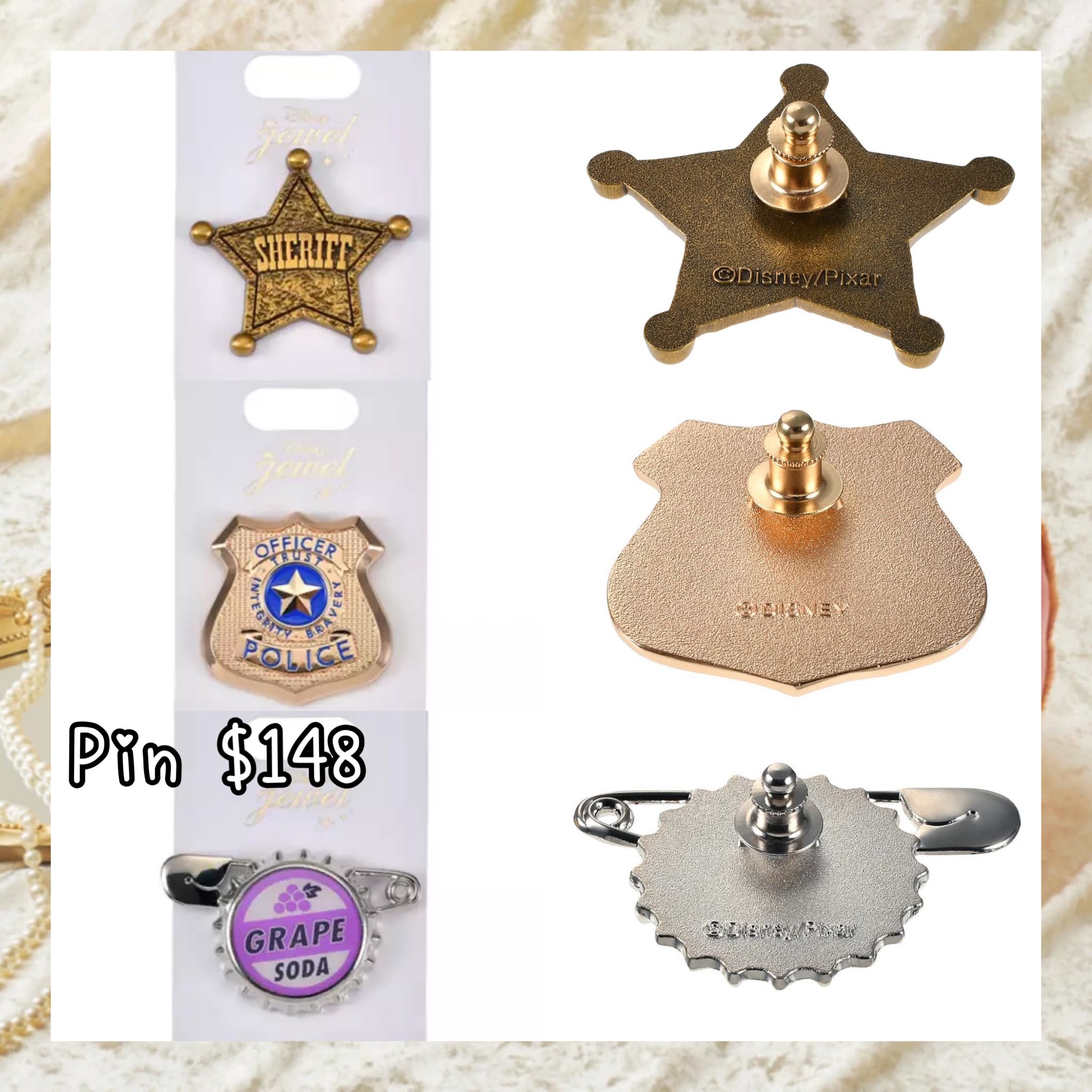 ：日本：COSTUME ACCESSORIES 25/8 日本發賣 PIN