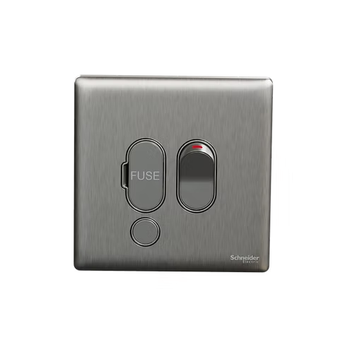 施耐德 Unica X 炫星銀 13AFuse有掣 接線蘇