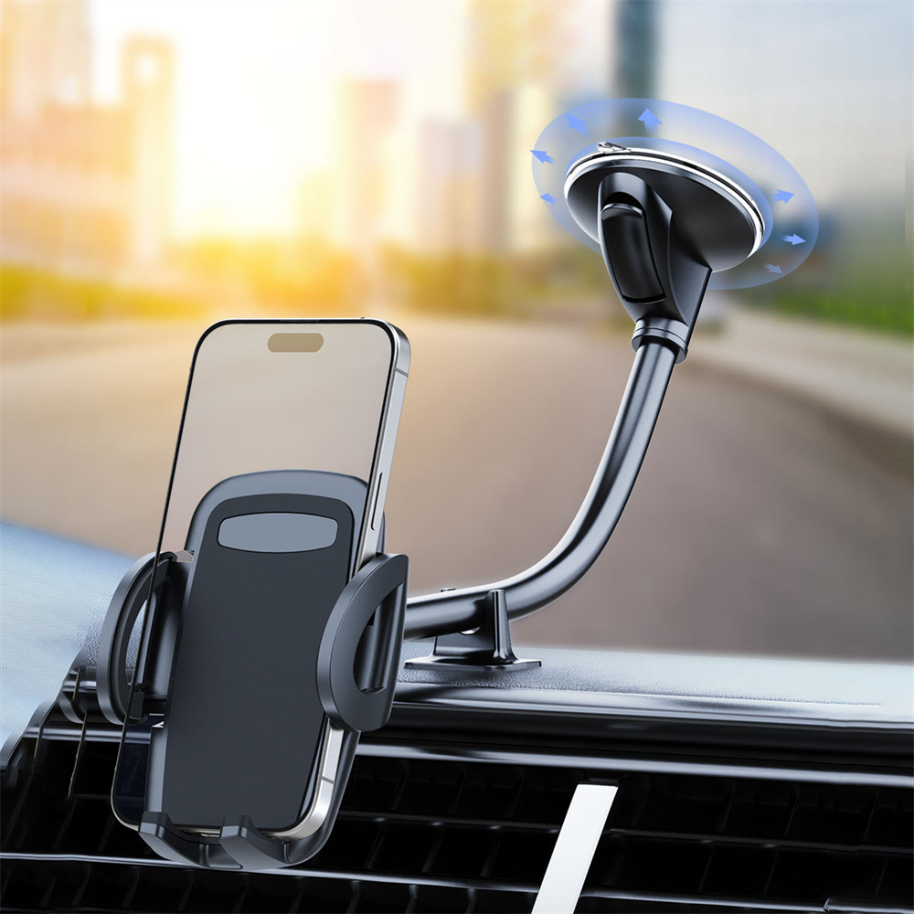 車載手機支架 擋風玻璃 出氣口 兩用 黑色 UB0251