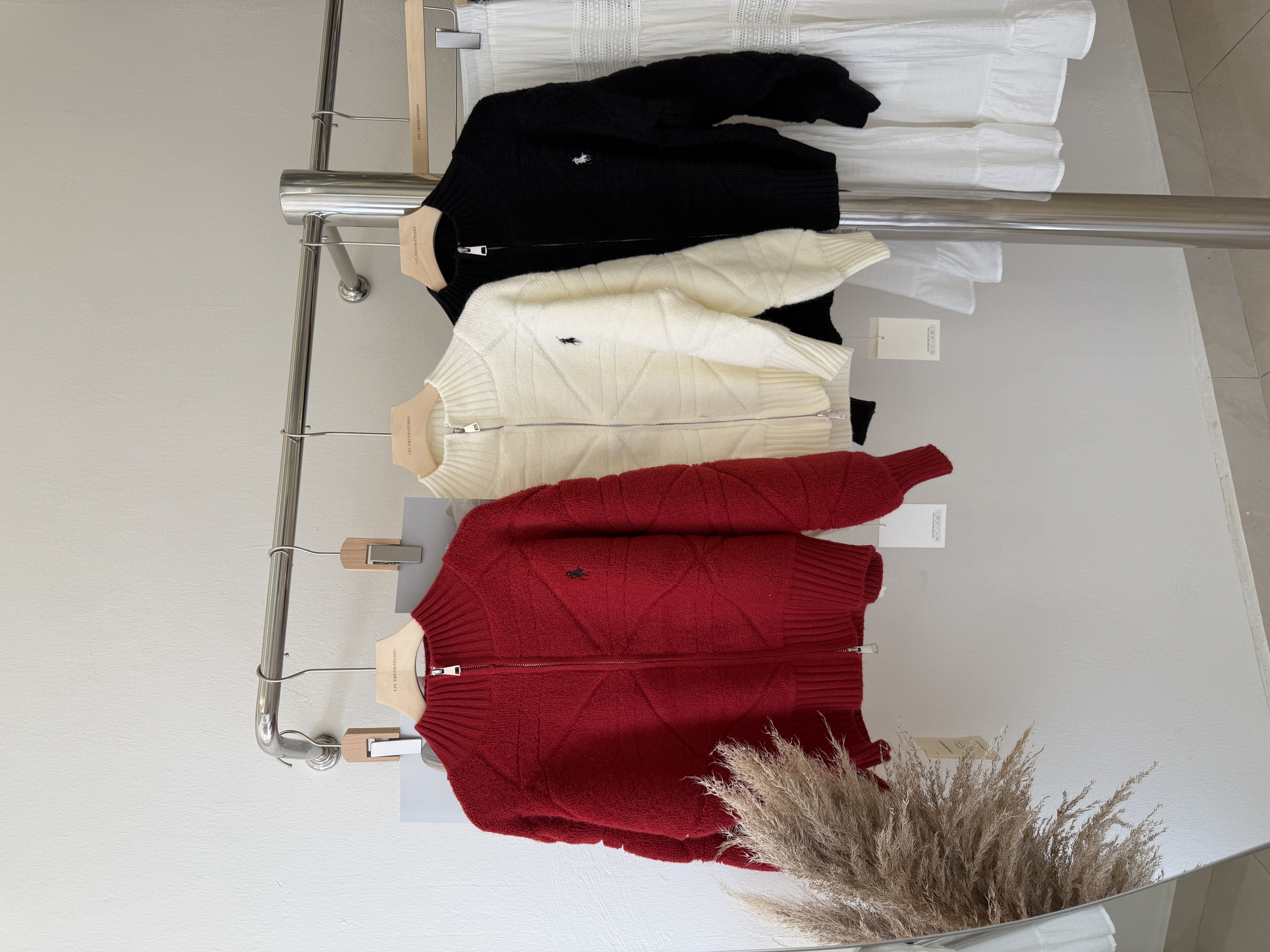 6608 高级感时尚微高领毛衣