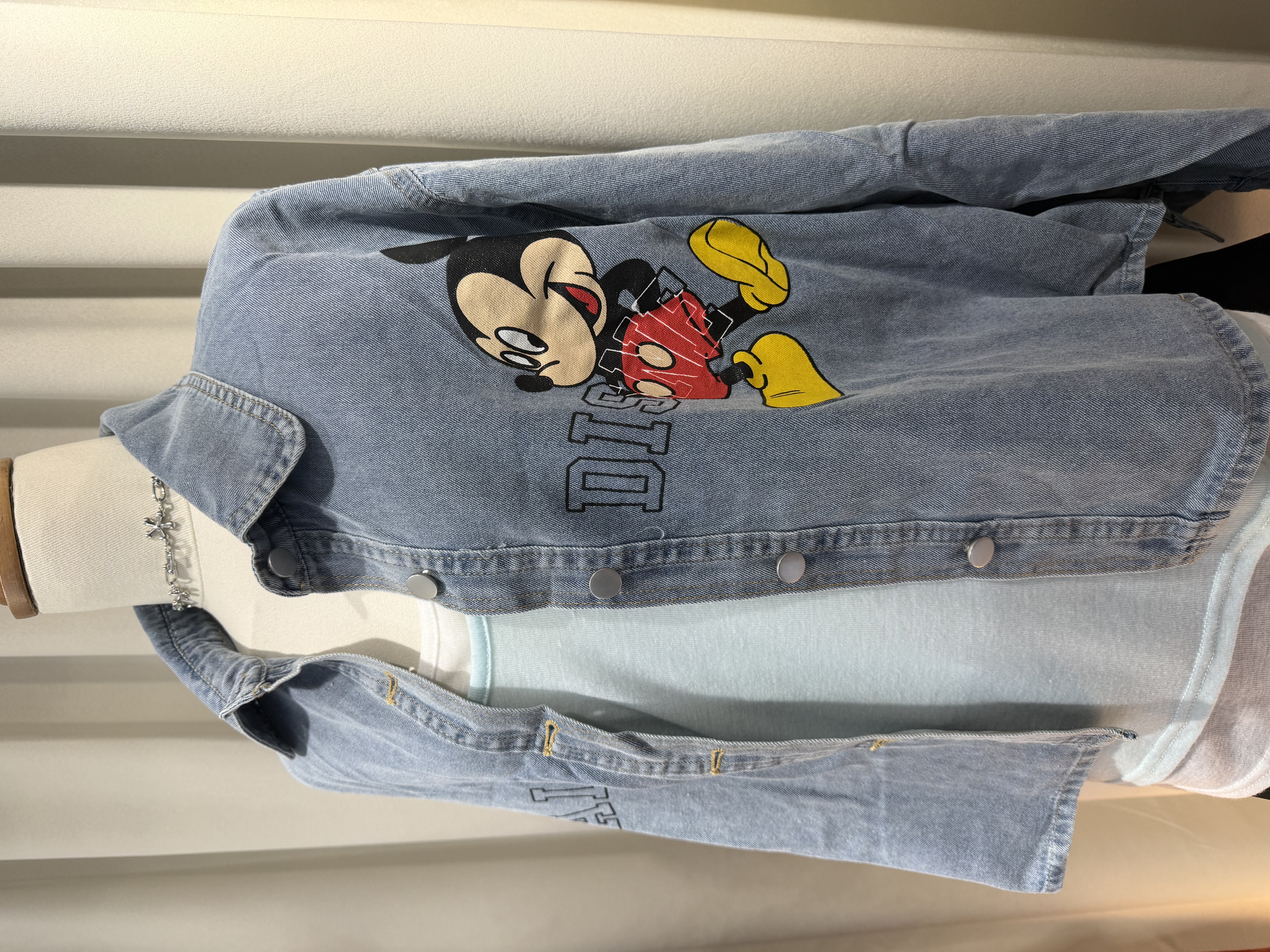 復古米奇牛仔外套