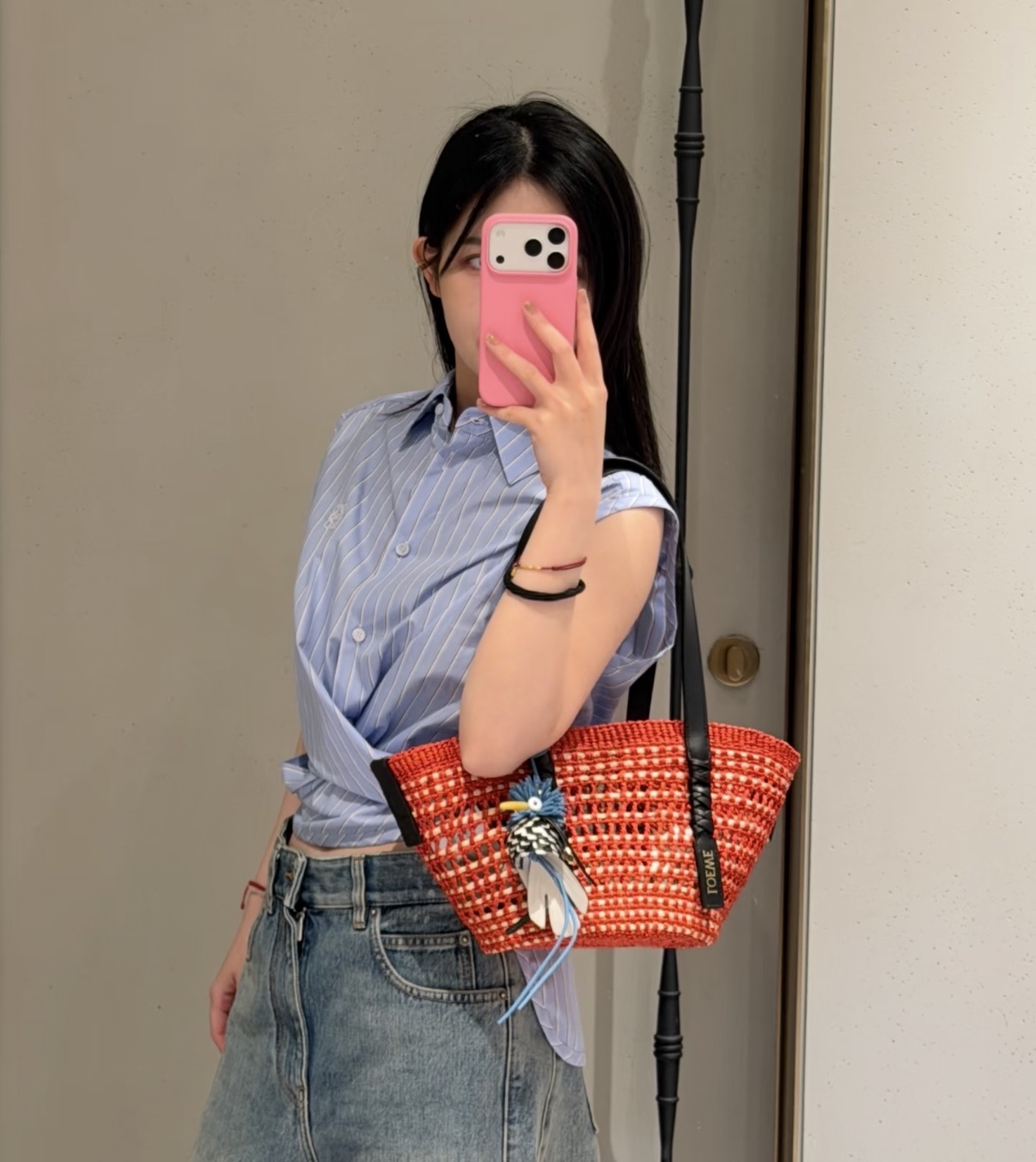 限時優惠🌼新款🆕訂貨🍒Loewe Small Braid basket Size 38x18x13cm 可上肩