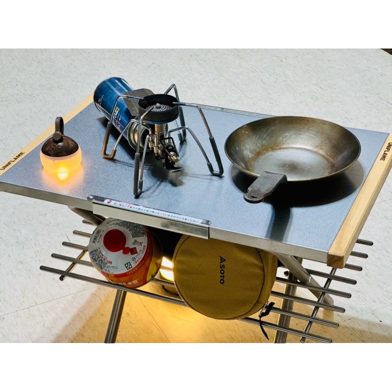 Uniflame 露營不鏽鋼焚火桌