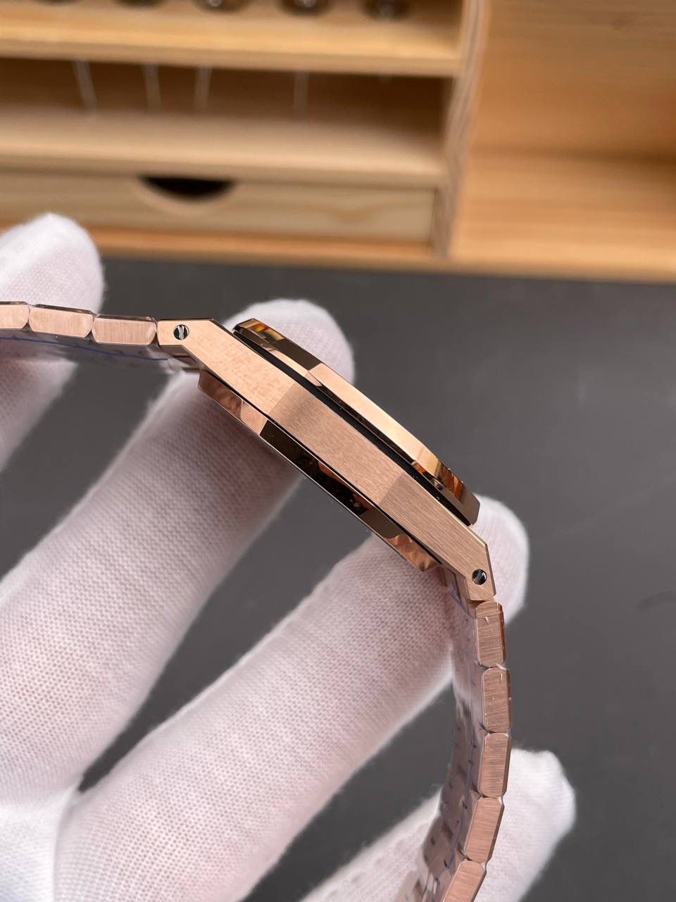 🚀皇家橡树 77351钻圈白盘女表/34mm/9015机💯