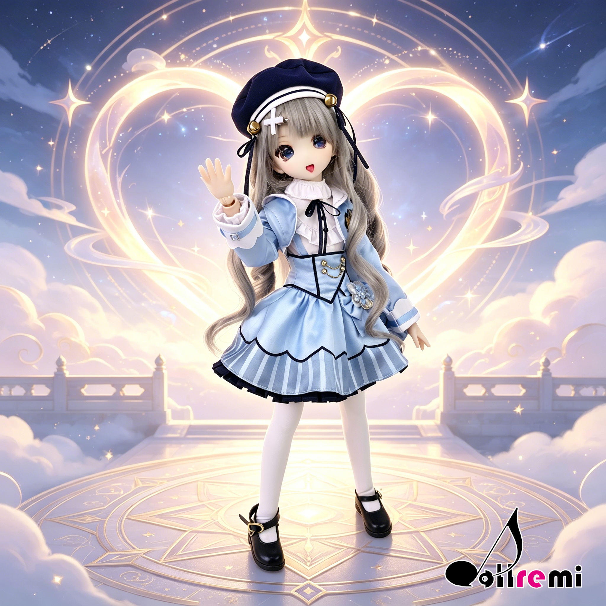 【dollremi】(DD0929) COS 彩虹社 Team ahamo YouTuber 天宮心 Amamiya Kokoro
