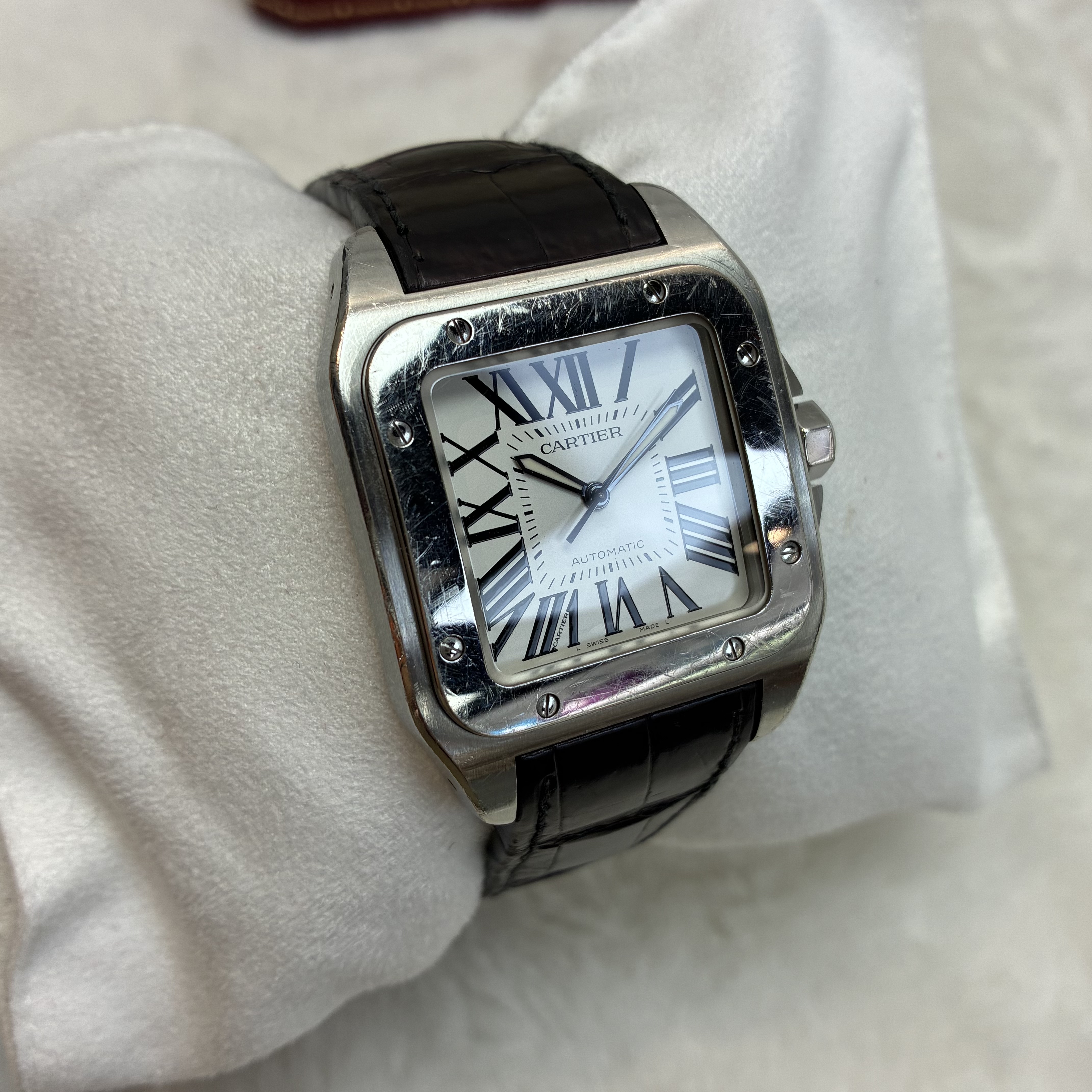 Cartier Santos 100 W20073X8 卡地亞山度士自動機械