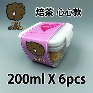 【心心紙腰封】焙茶味爆谷 200ml小禮密實盒 X 6盒